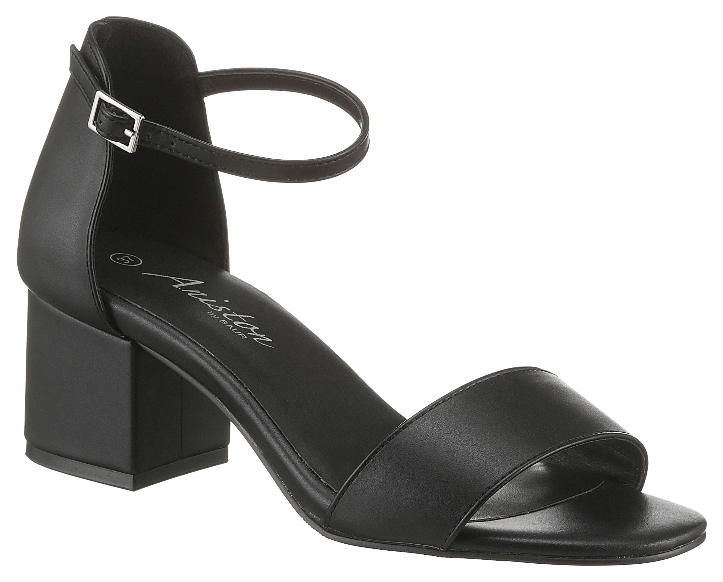 Aniston SHOES Sandalette, Riemchensandale, Festtagsschuh, Sommerschuh in Weite G