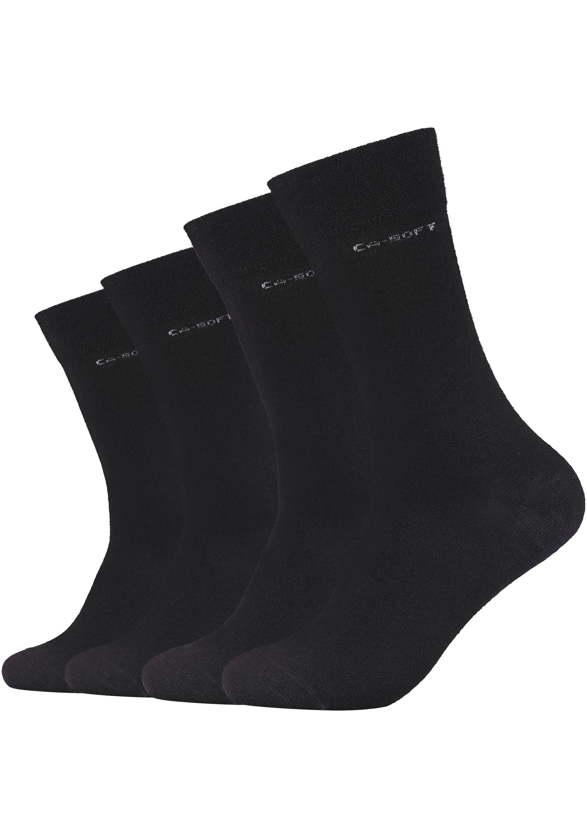 Camano Socken, (4er Pack), mit hohem Wollanteil