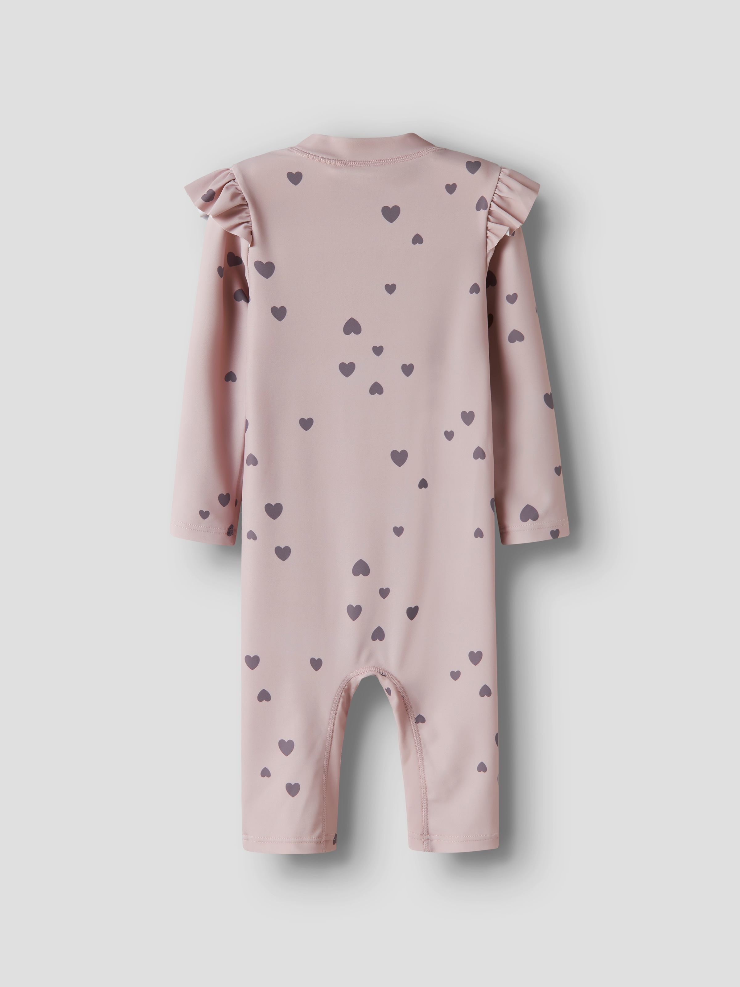 Name It Badeanzug »NMFZIPPA 3/4 UV SWIMSUIT« Overall mit langem Arm und Rüschen