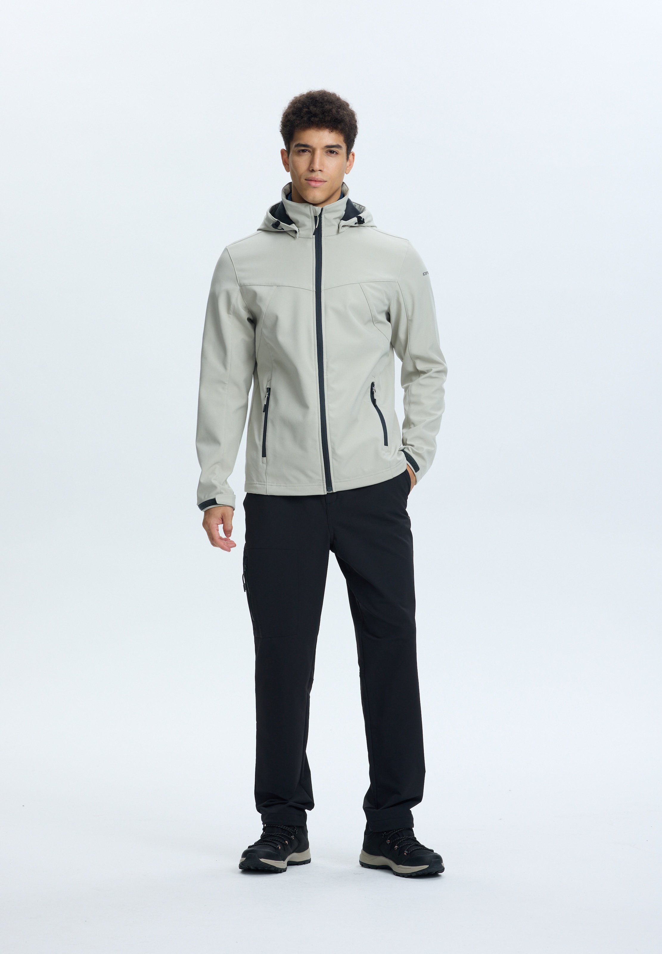 Icepeak Softshelljacke »BRIMFIELD«, (1 St.), mit Kapuze