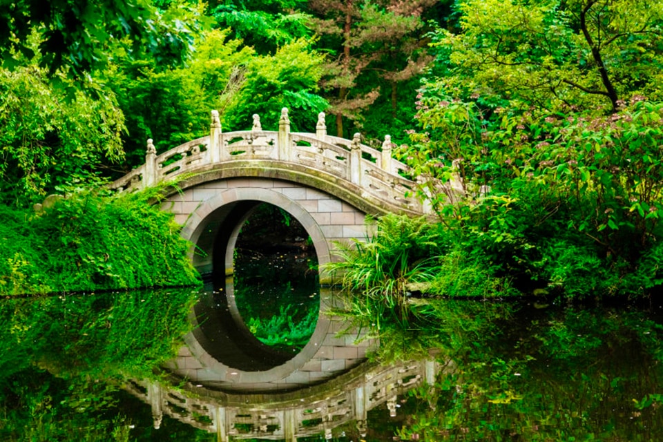 Papermoon Fototapete "Japanese Garden" glatt