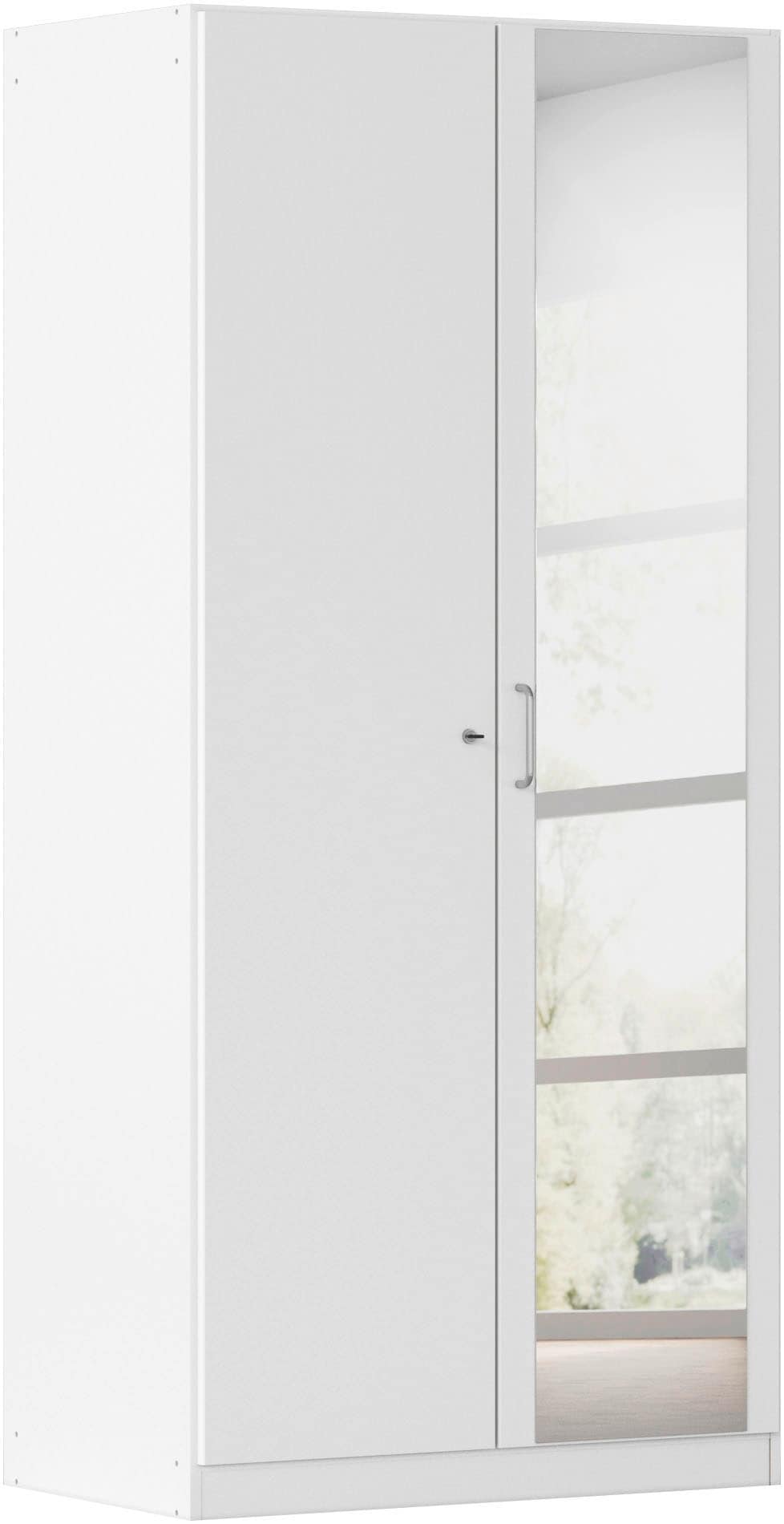 rauch Kleiderschrank "Schrank Garderobe Garderobenschrank Putzschrank Wäscheschrank BERGHEIM" Breite/Höhe/Tiefe: 91/197/54 cm, mit viel Stauraum, rechte Tür abschließbar 2 Schlüssel MADE IN GERMANY