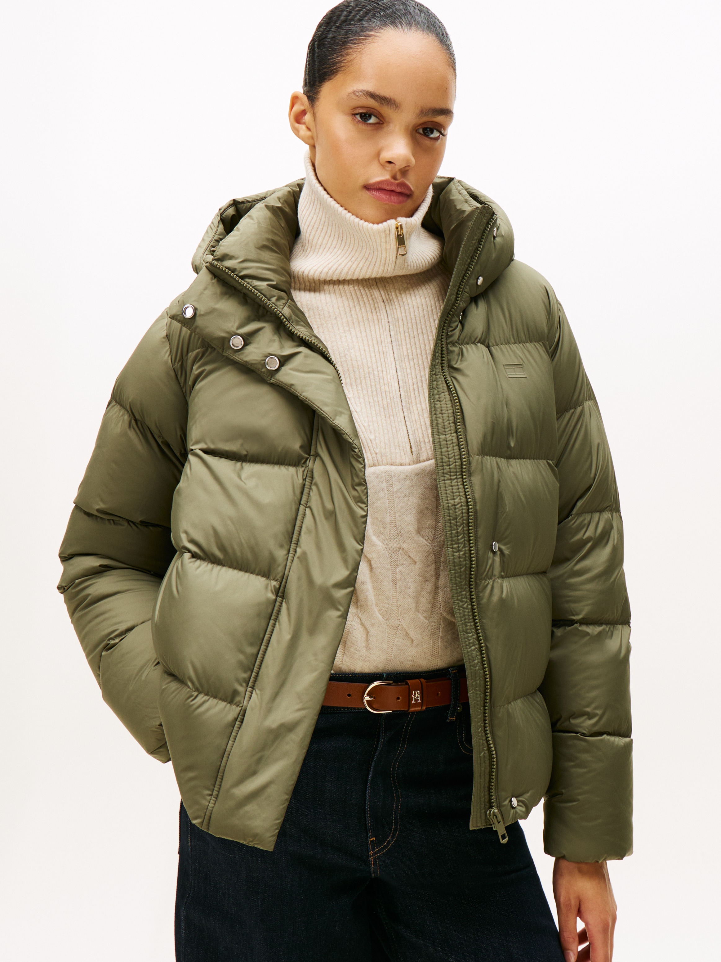 Tommy Hilfiger Steppjacke "MODERN DOWN REG JACKET" mit Kapuze günstig online kaufen