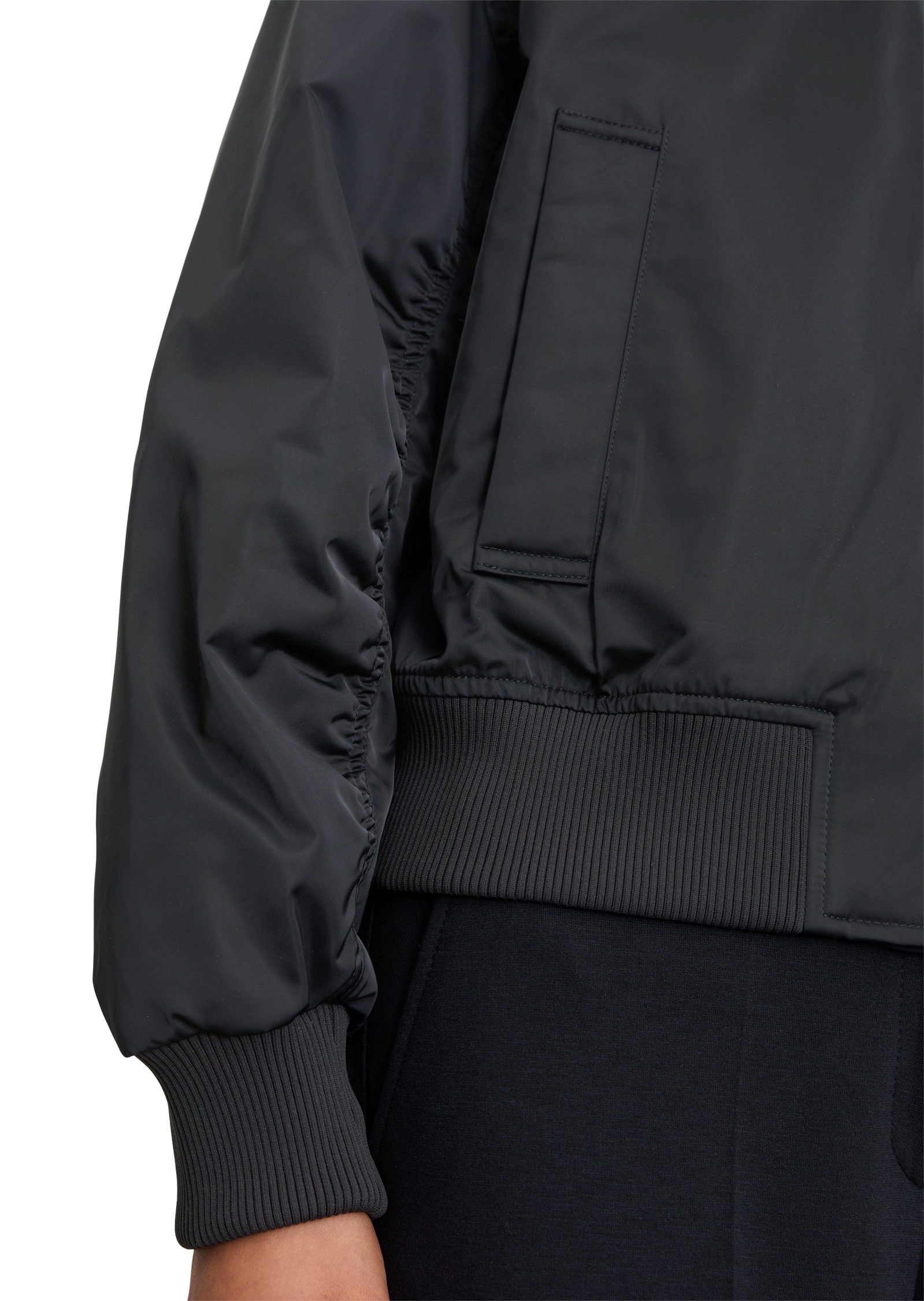 Marc O'Polo Outdoorjacke »aus recyceltem Shiny-Polyester-Twill«, ohne Kapuze