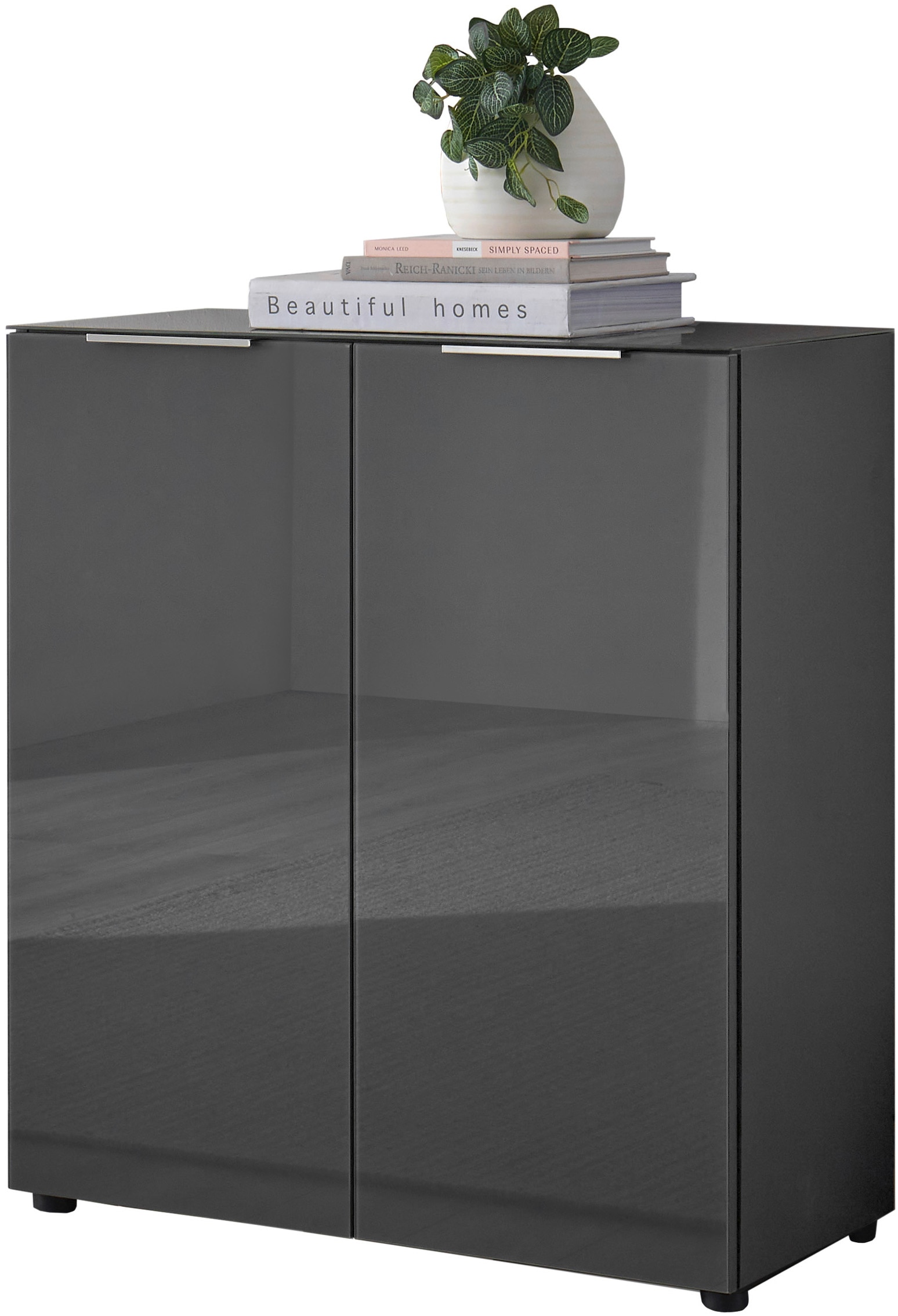 HBZ Kommode »Santorin, BxHxT 90x99x40 cm«, (1 St.), Breite 90cm, Softclose für Türen, Melaminbeschichtung