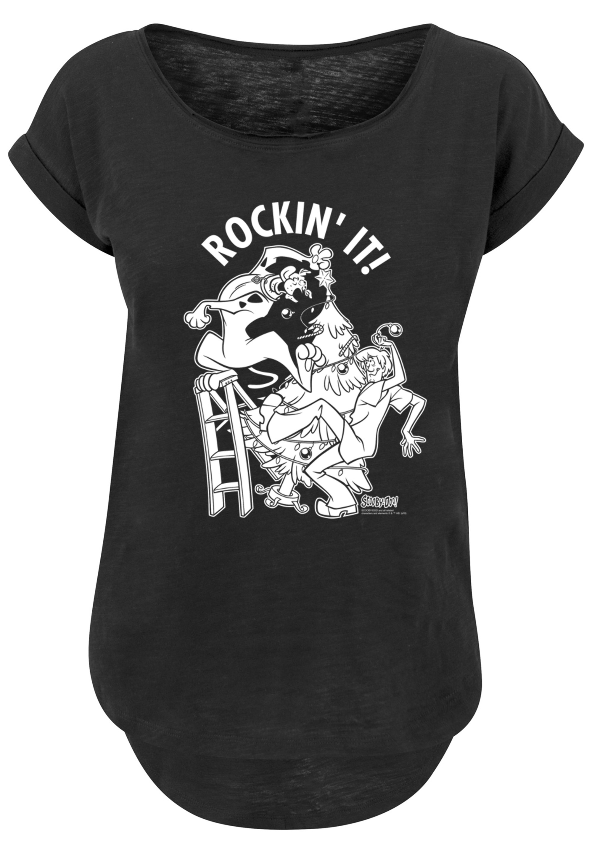 F4NT4STIC T-Shirt "Scooby Doo Rockin It Christmas Weihnachten", Damen,Premi günstig online kaufen