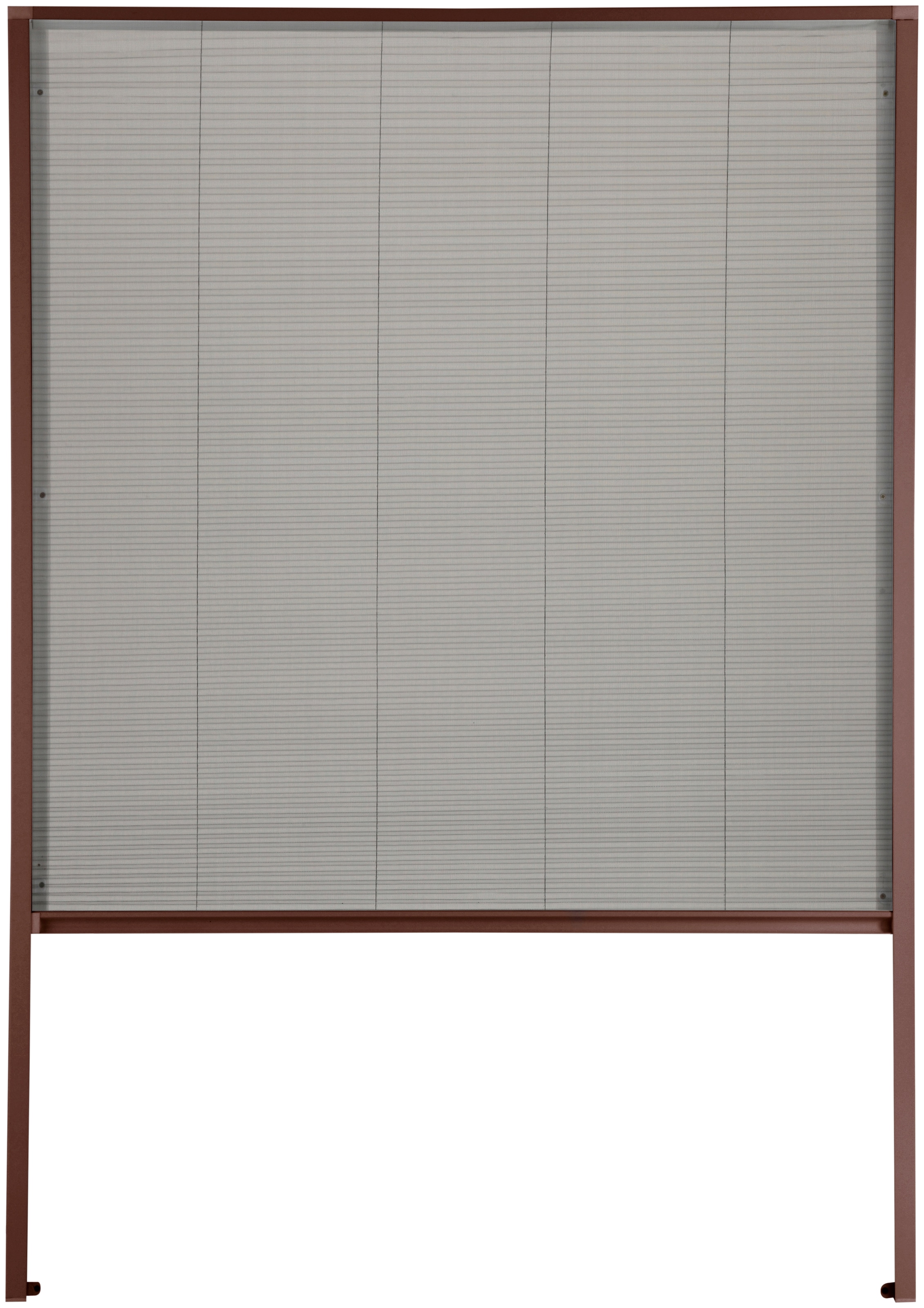 hecht international Insektenschutzrollo "für Dachfenster", transparent, braun/anthrazit, BxH: 110x160 cm