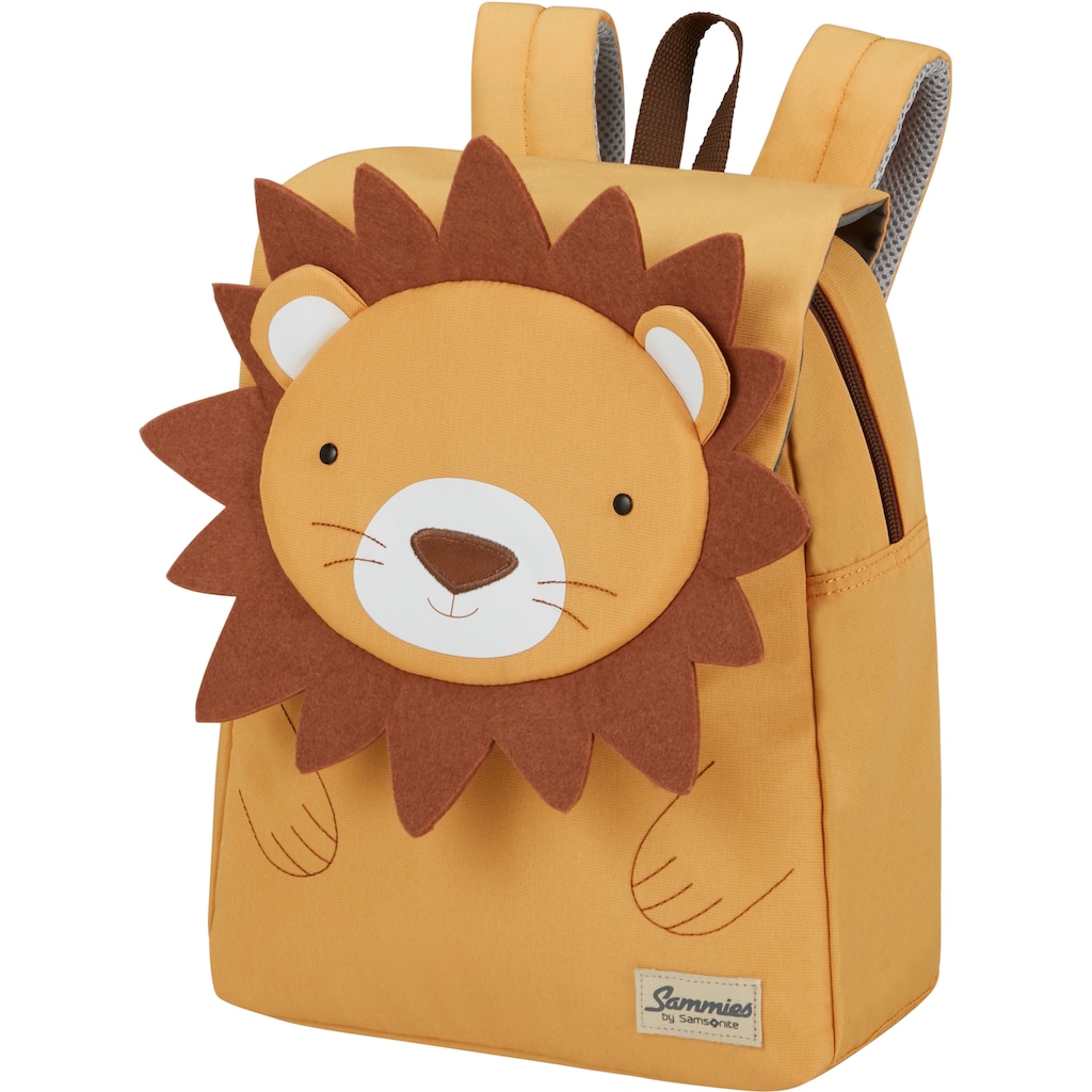 Samsonite Kinderrucksack »Happy Sammies ECO, S+, Lion Lester«, reflektierende Details