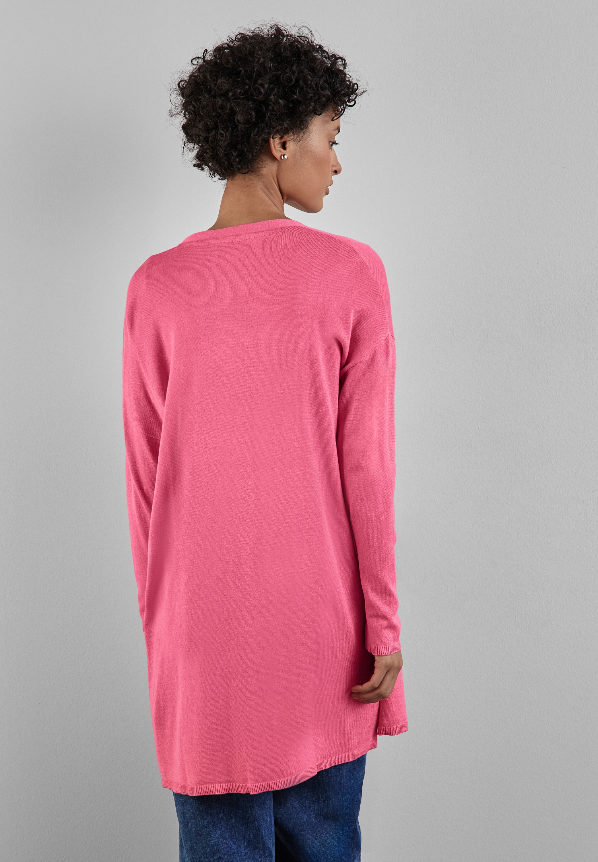 STREET ONE Strickjacke, verschlusslos