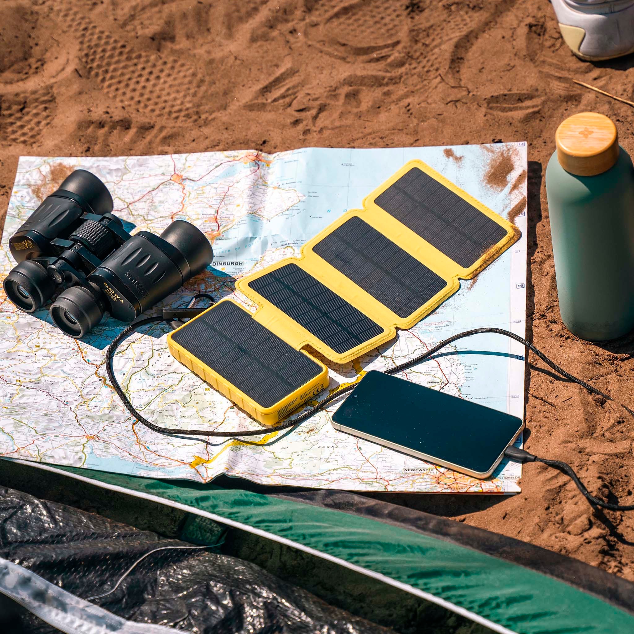 Aqiila Powerbank »Powerbird BS10 Solar«, 10000 mAh