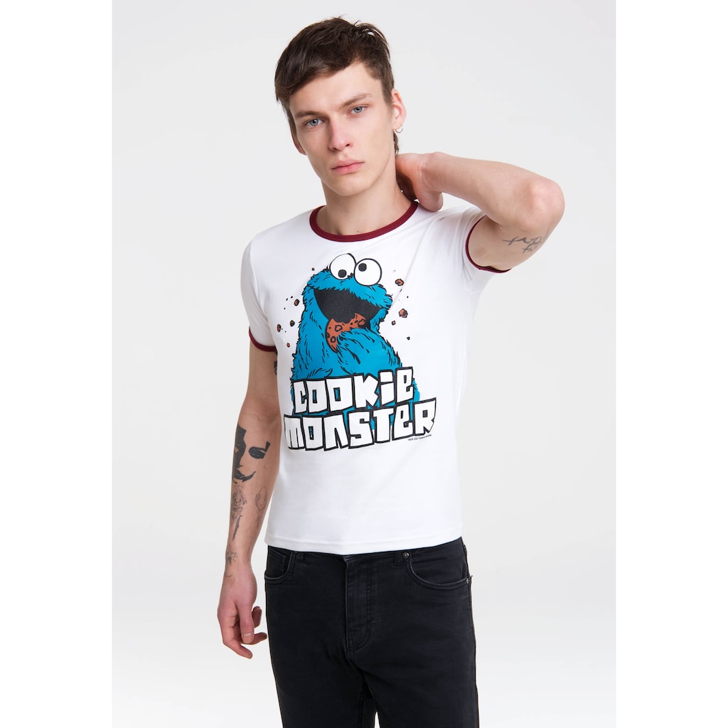 LOGOSHIRT T-Shirt mit Krümelmonster-Print
