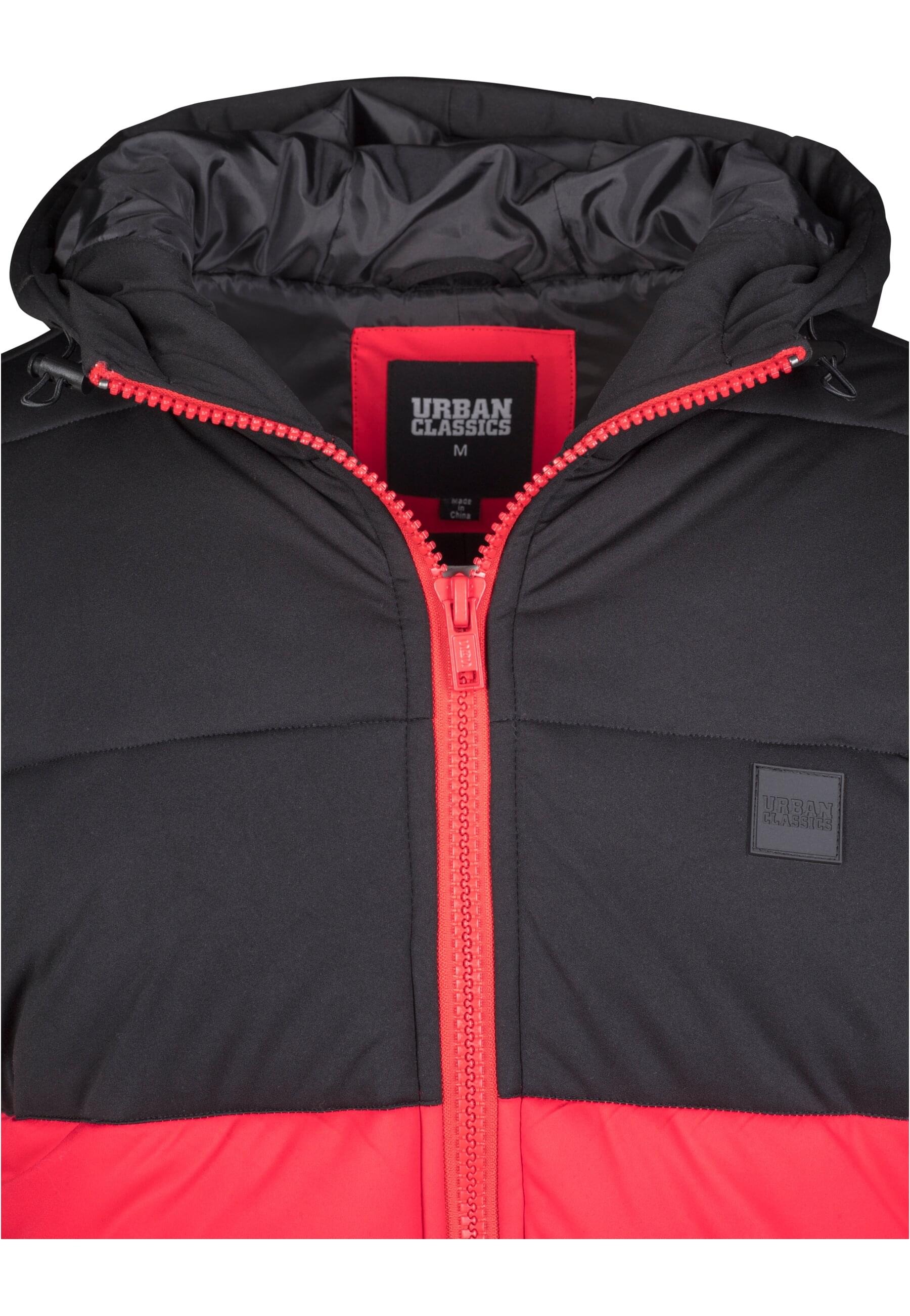URBAN CLASSICS Winterjacke »Urban Classics Herren Hooded 2-Tone Puffer Jacket«, (1 St.), mit Kapuze