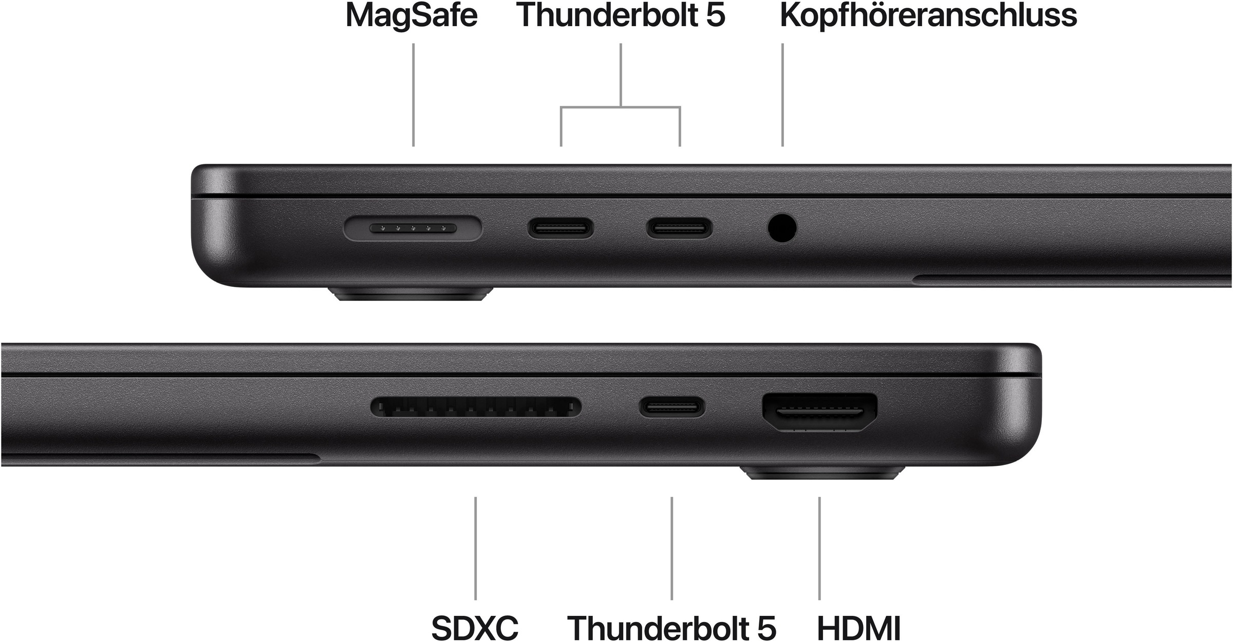Apple Notebook »MacBook Pro 14" M4 Max«, 35,97 cm, / 14,2 Zoll, Apple, M4 Max, M4 - 32-Core GPU, 1000 GB SSD