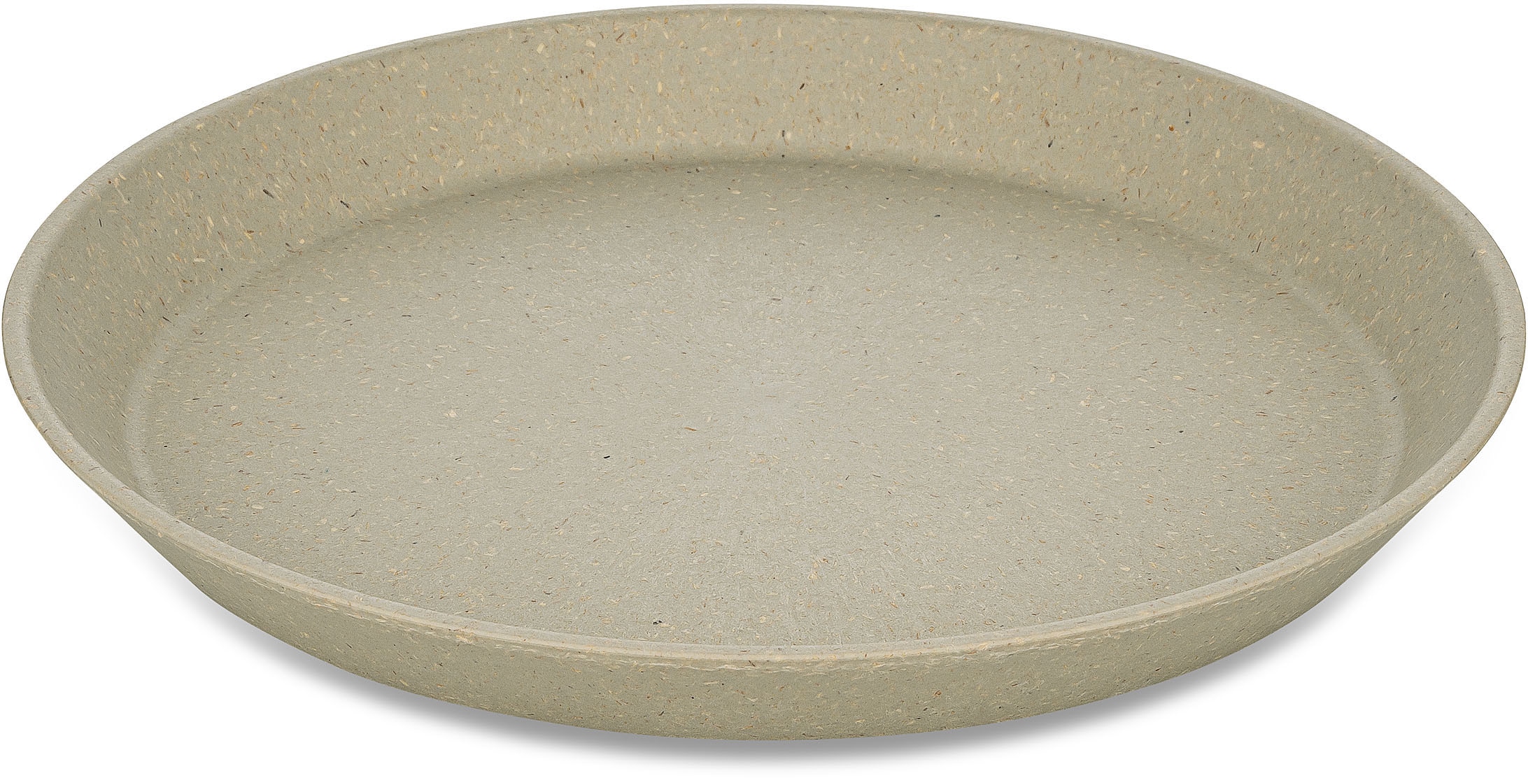 KOZIOL Speiseteller "CONNECT PLATE Ø 20,5 cm, aus biozirkulärem Material, CO² neutral", (Set, 4 St., 4er-Set), Spülmasch