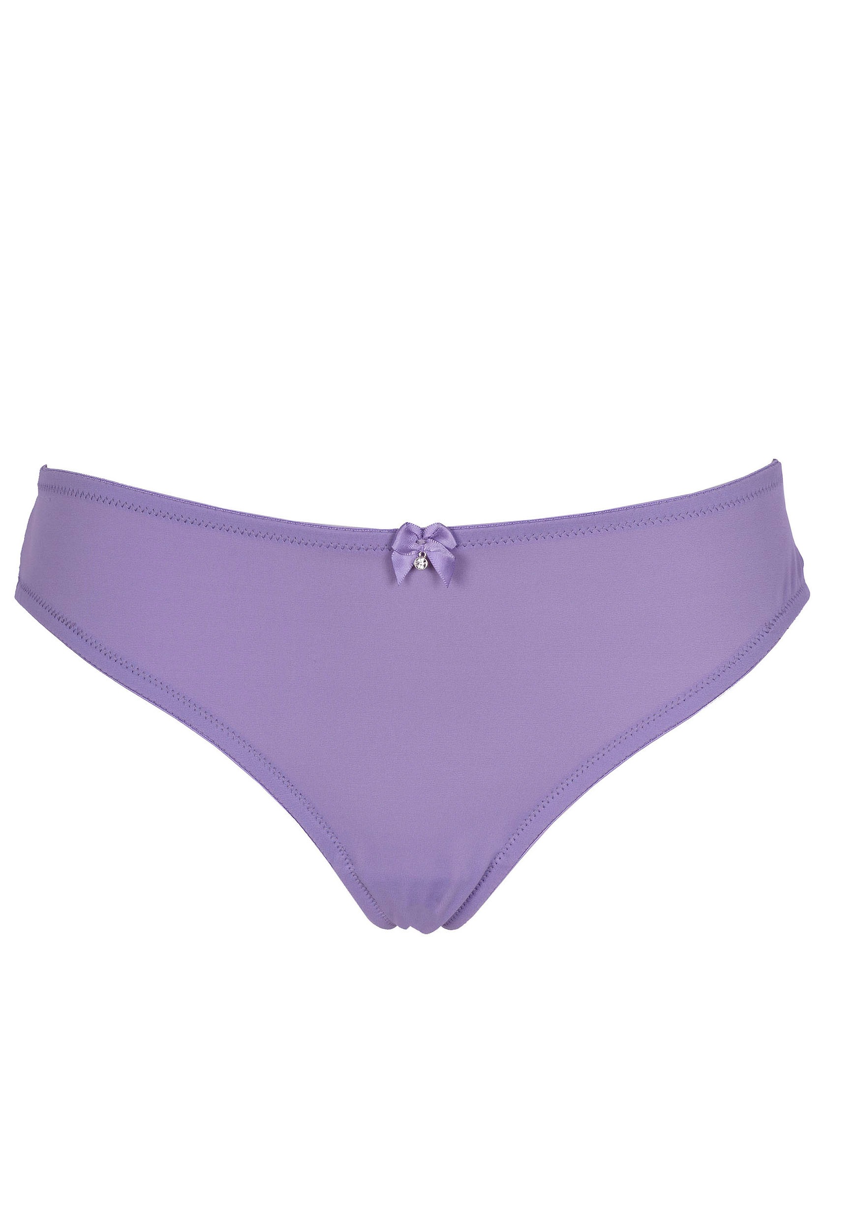 Damen Slip "FARO", AFTER EDEN D-CUP & UP, Gr. L, lila, Spitze, Obermaterial: 84% Polyamid, 16% Elasthan, unifarben, Unterhosen, mit Schleife und
