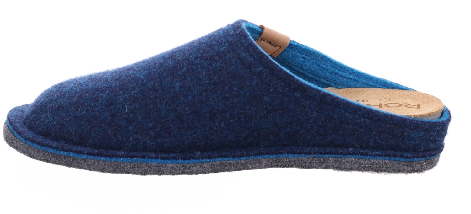 Rohde Pantoffel »LUCCA«, Clog, Hausschuh, Homeslipper in melierter Optik