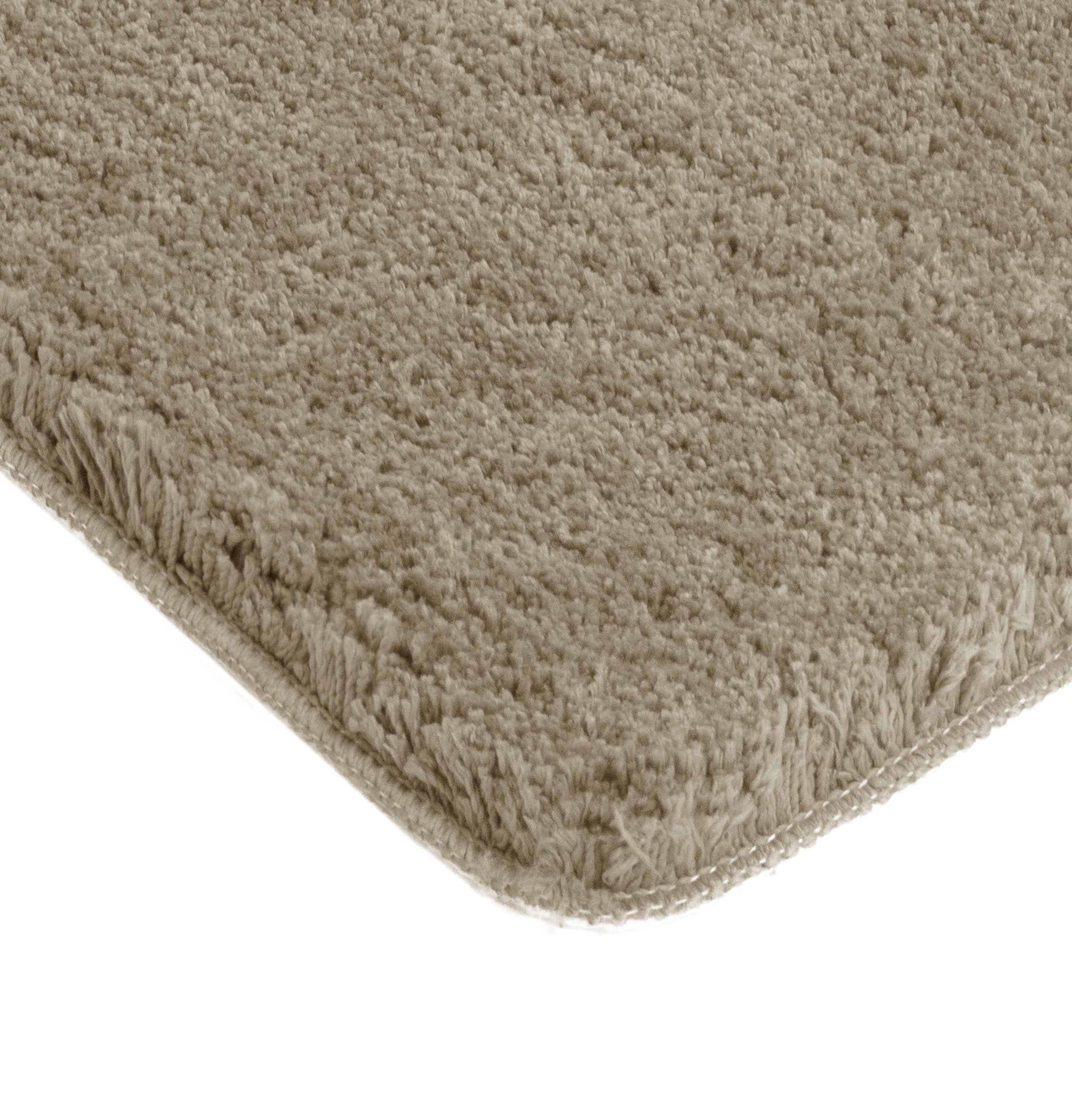 my home Badematte »Sanremo, Badvorleger, Badezimmer Teppich, sehr weich«, rutschhemmend beschichtet, fußbodenheizungsgeeignet-schnell trocknend, Badteppich, unifarben, rechteckig, rund & als 3-tlg. Set erhältlich
