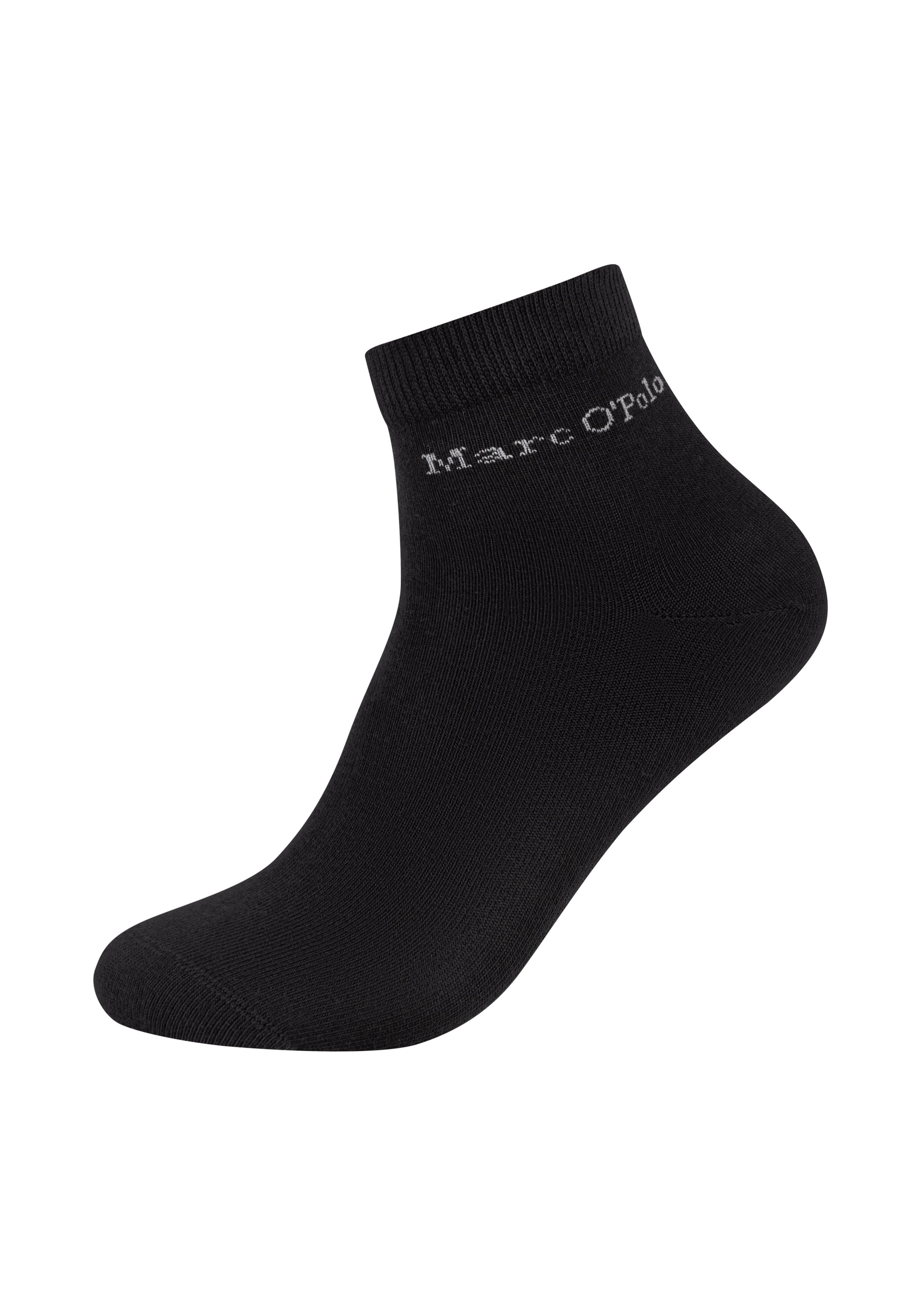 Marc O'Polo Kurzsocken 2 Paar,  aus gekämmter Baumwolle, mit handgekettelter Zehennaht