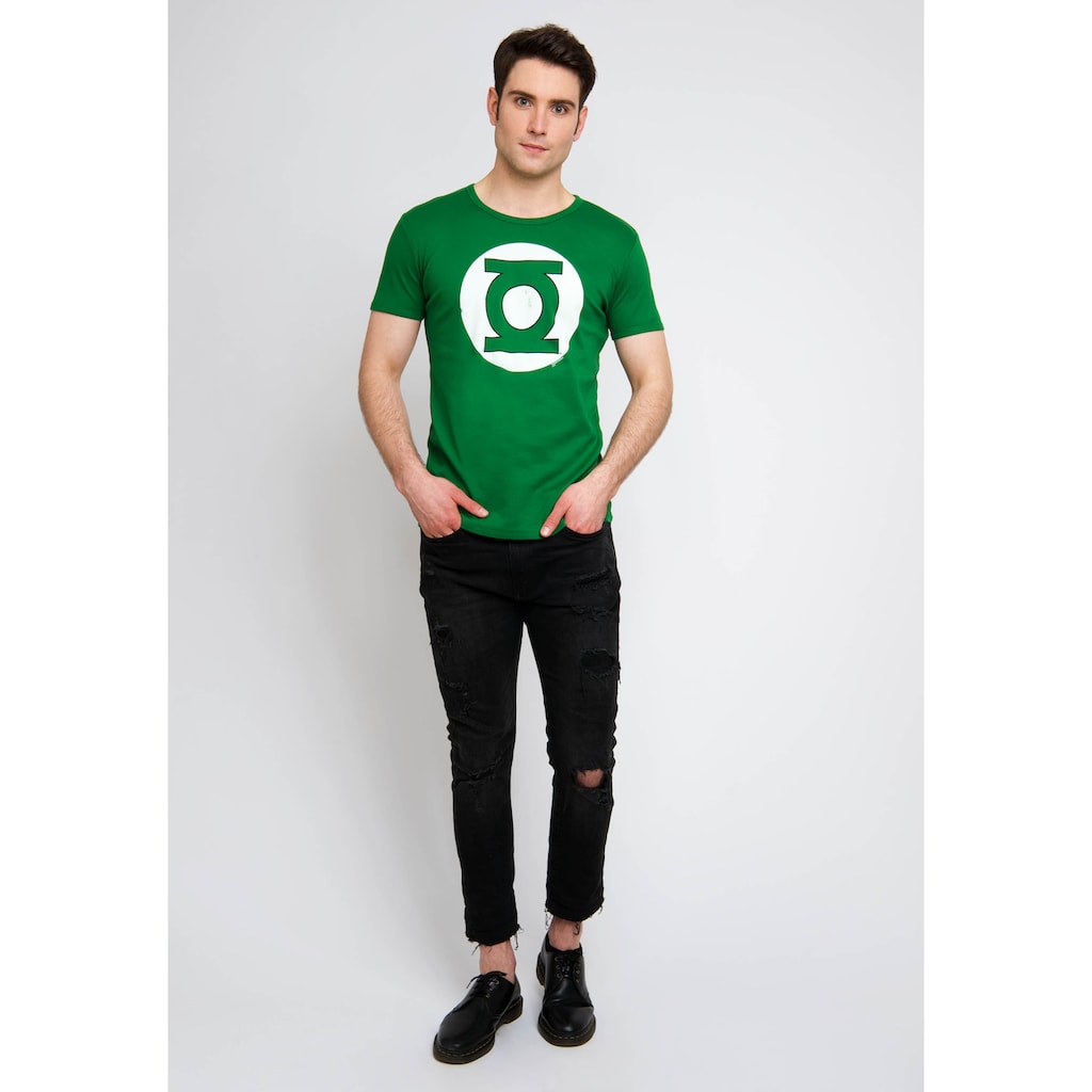 LOGOSHIRT T-Shirt »DC - Green Lantern Logo«, mit Green-Lantern-Logo