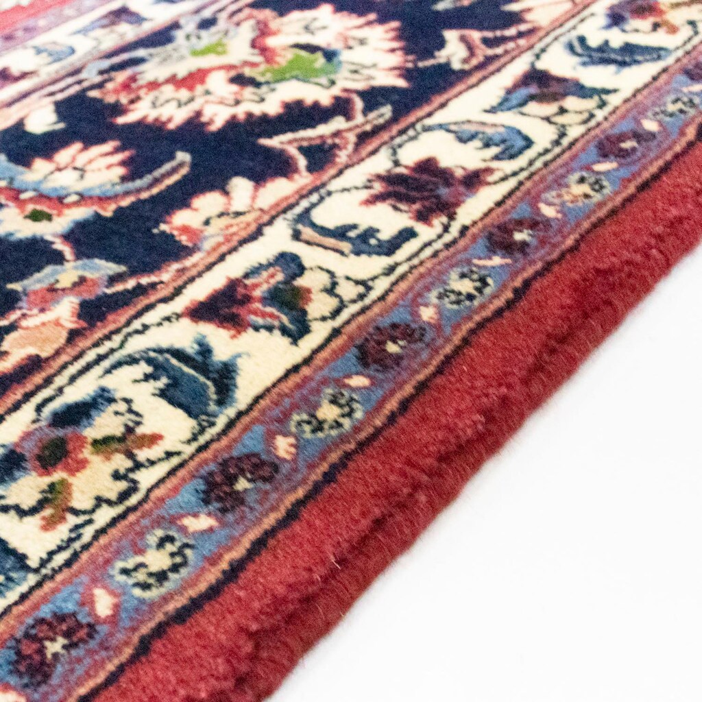 Wohnen Teppiche morgenland Wollteppich »Maschad Durchgemustert Rosso 346 x 247 cm«, rechteckig, 1 mm Höhe, Unikat mit Zertifikat