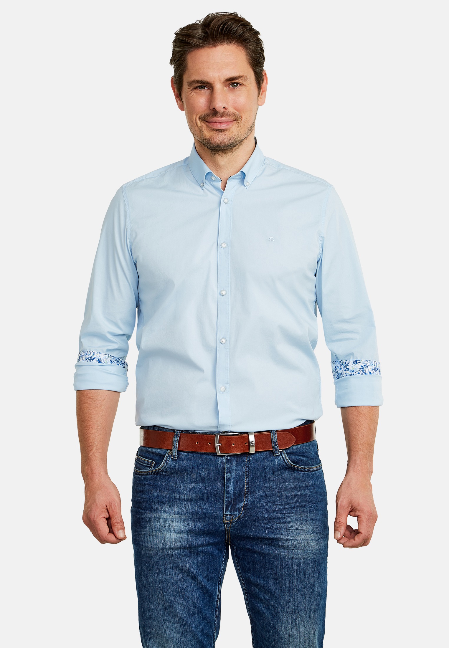 Thumbnail - LERROS Ledergürtel "Gürtel mit Metallelementen"