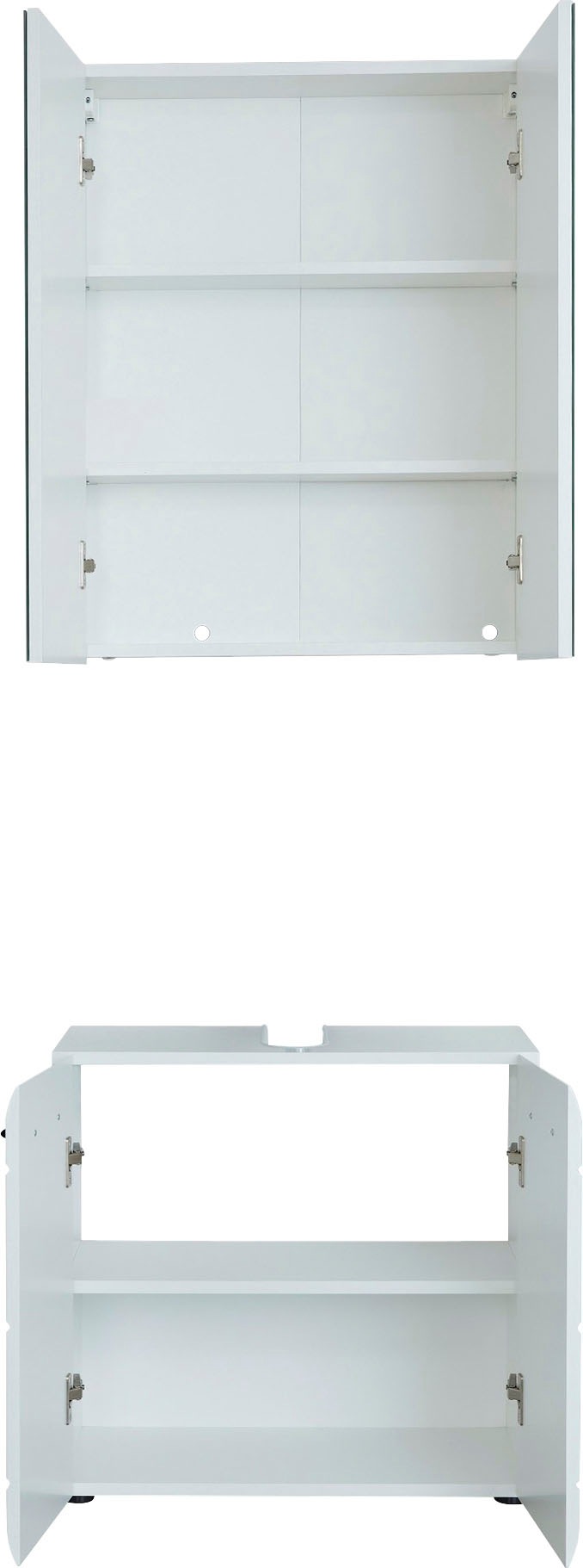 Thumbnail - INOSIGN Badmöbel-Set "Sovana", (Set, 2 St.), Badezimmermöbel Waschtisch und Spiegelschrank mit verstellbaren Böden