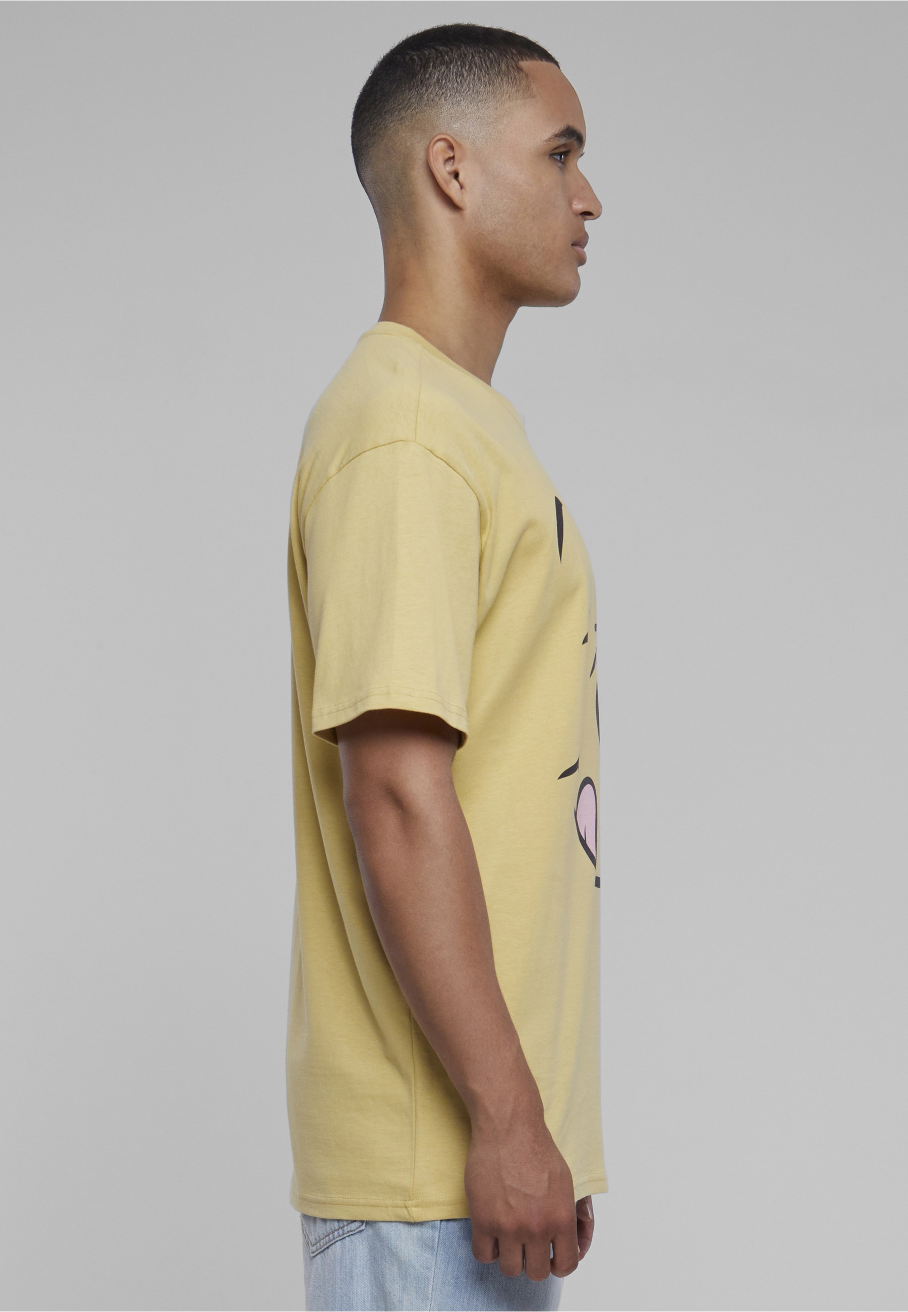 MisterTee T-Shirt »MisterTee Herren Disney 100 Winnie Pooh Face Tee« 1 Stk.
