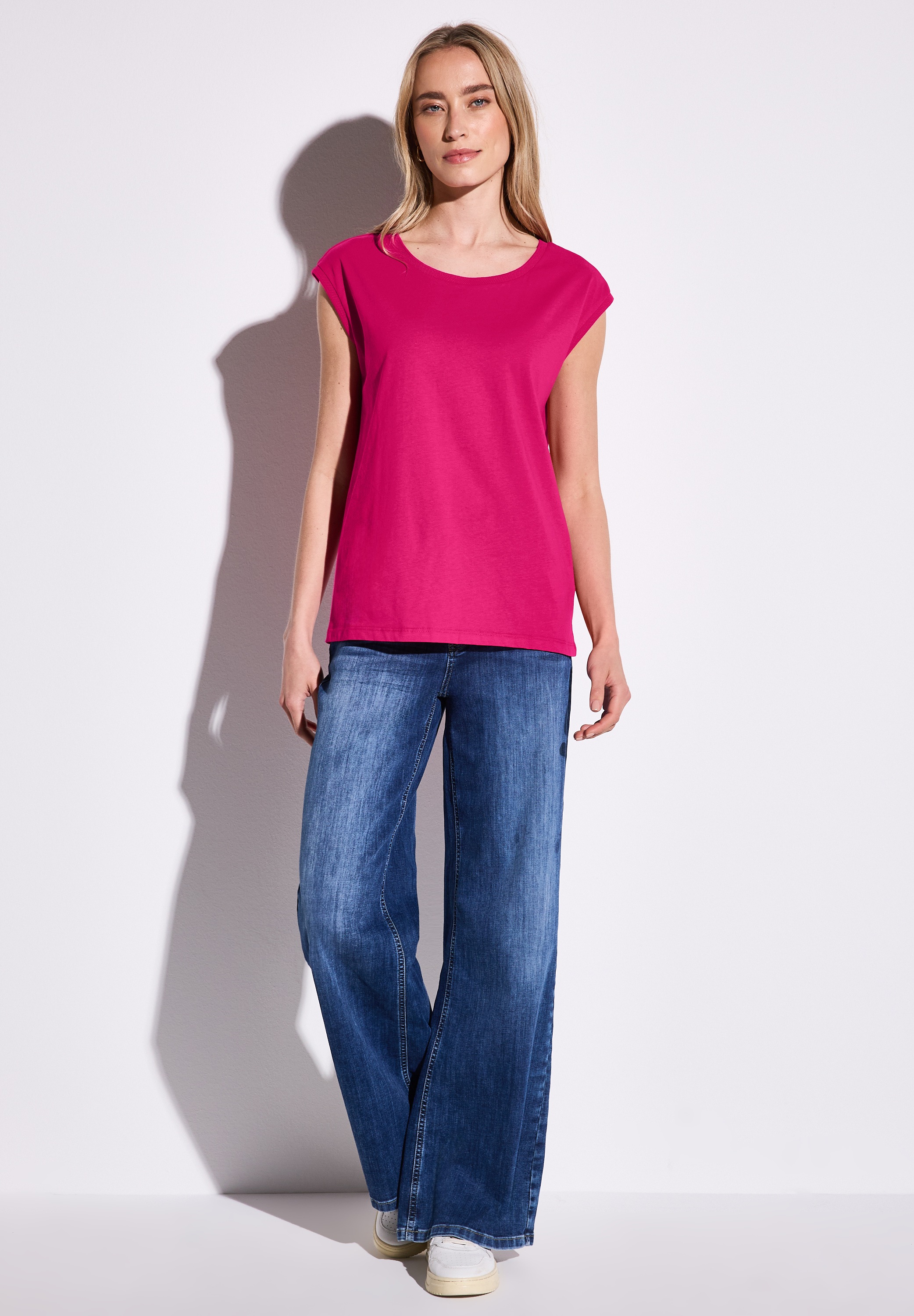 STREET ONE T-Shirt, aus reiner Baumwolle