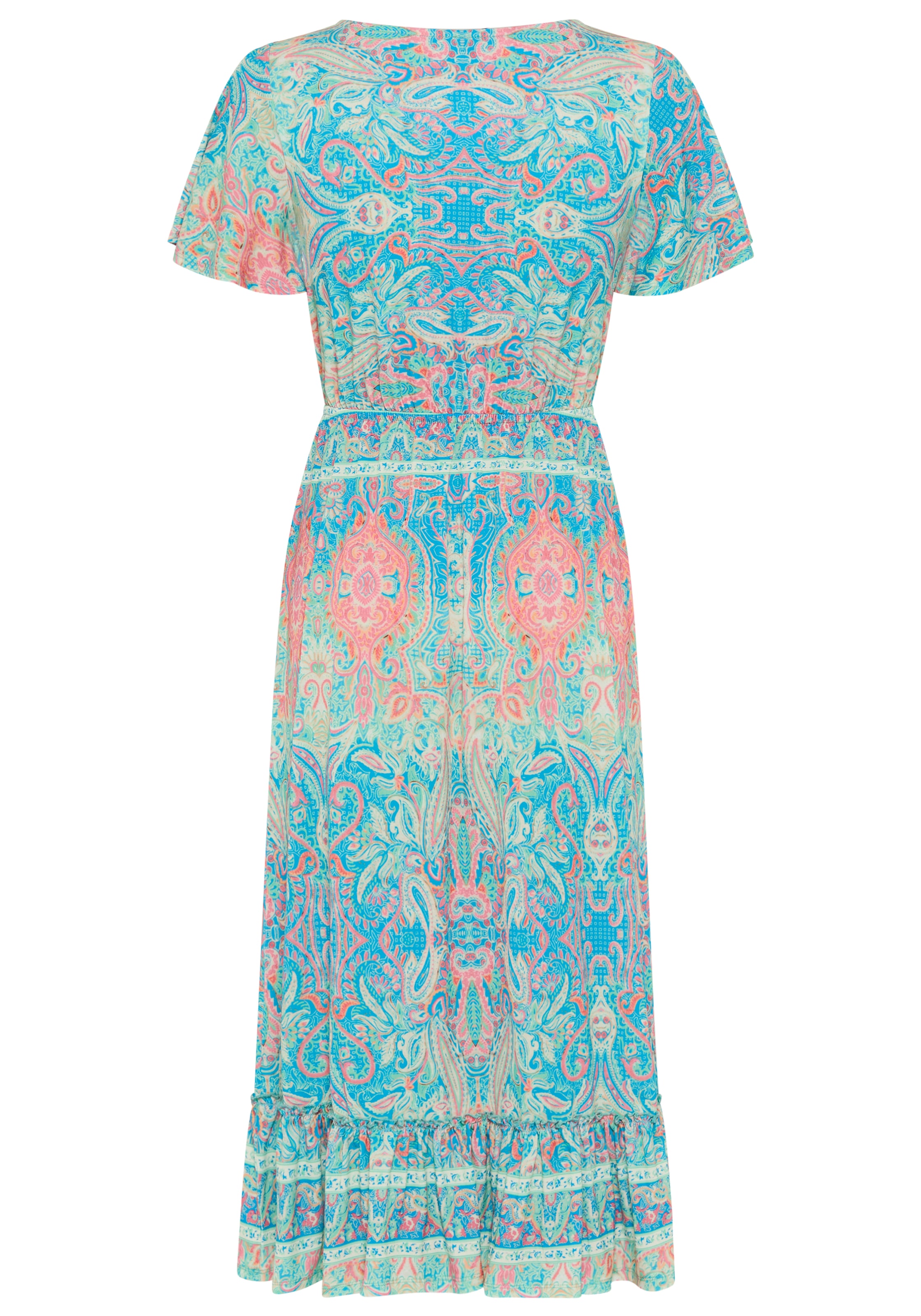 Bruno Banani Sommerkleid casual Stil, für Sommer und Freizeit, aus Polyester und Elasthan