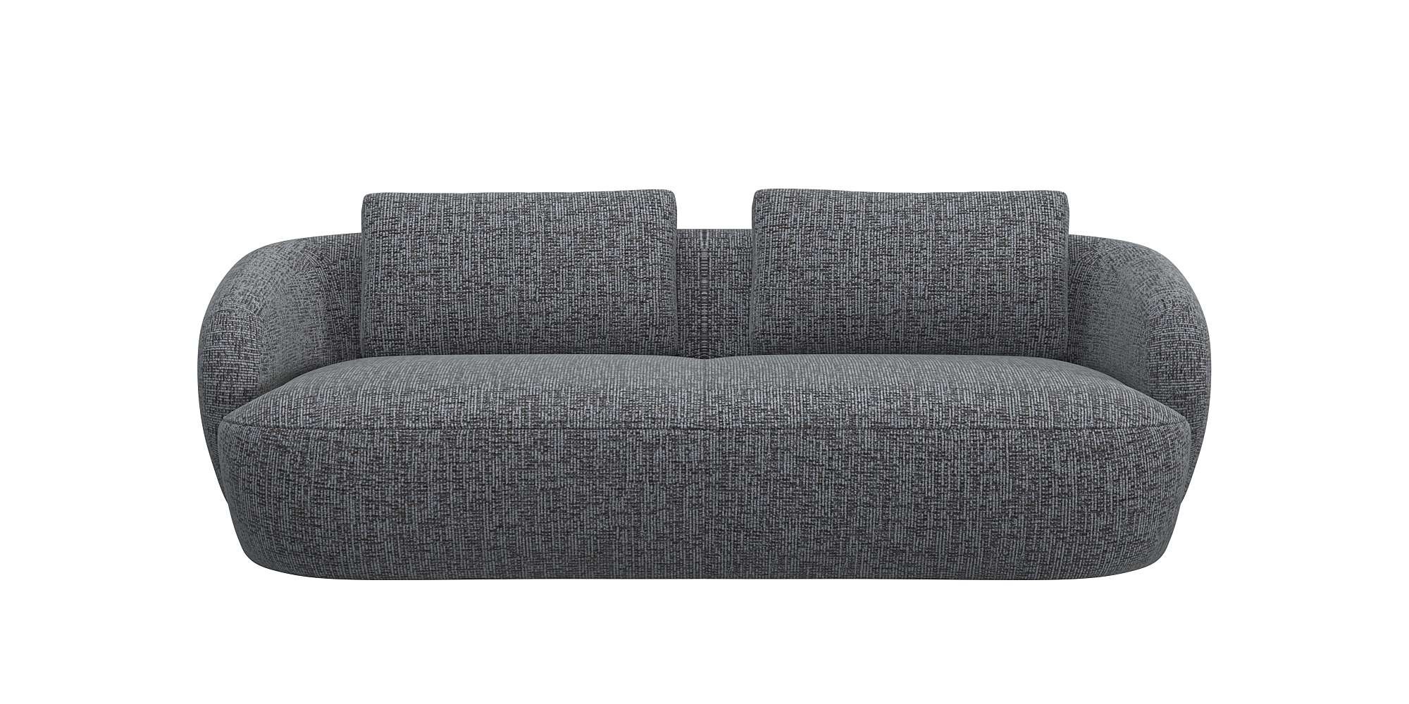 FLEXLUX 3-Sitzer "Torino, rund und bequem, Couch, Dreisitzer", Modernes, or günstig online kaufen