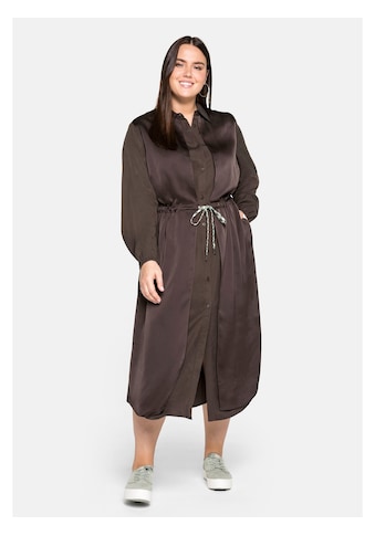 Sheego Blusenkleid »Kleid«, in 2-in-1-Optik, im Materialmix kaufen