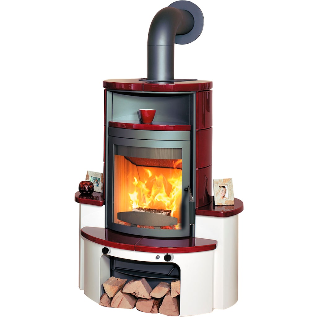 HARK Kaminofen »Avenso GT ECOplus 8 KW«, bordeaux-rot