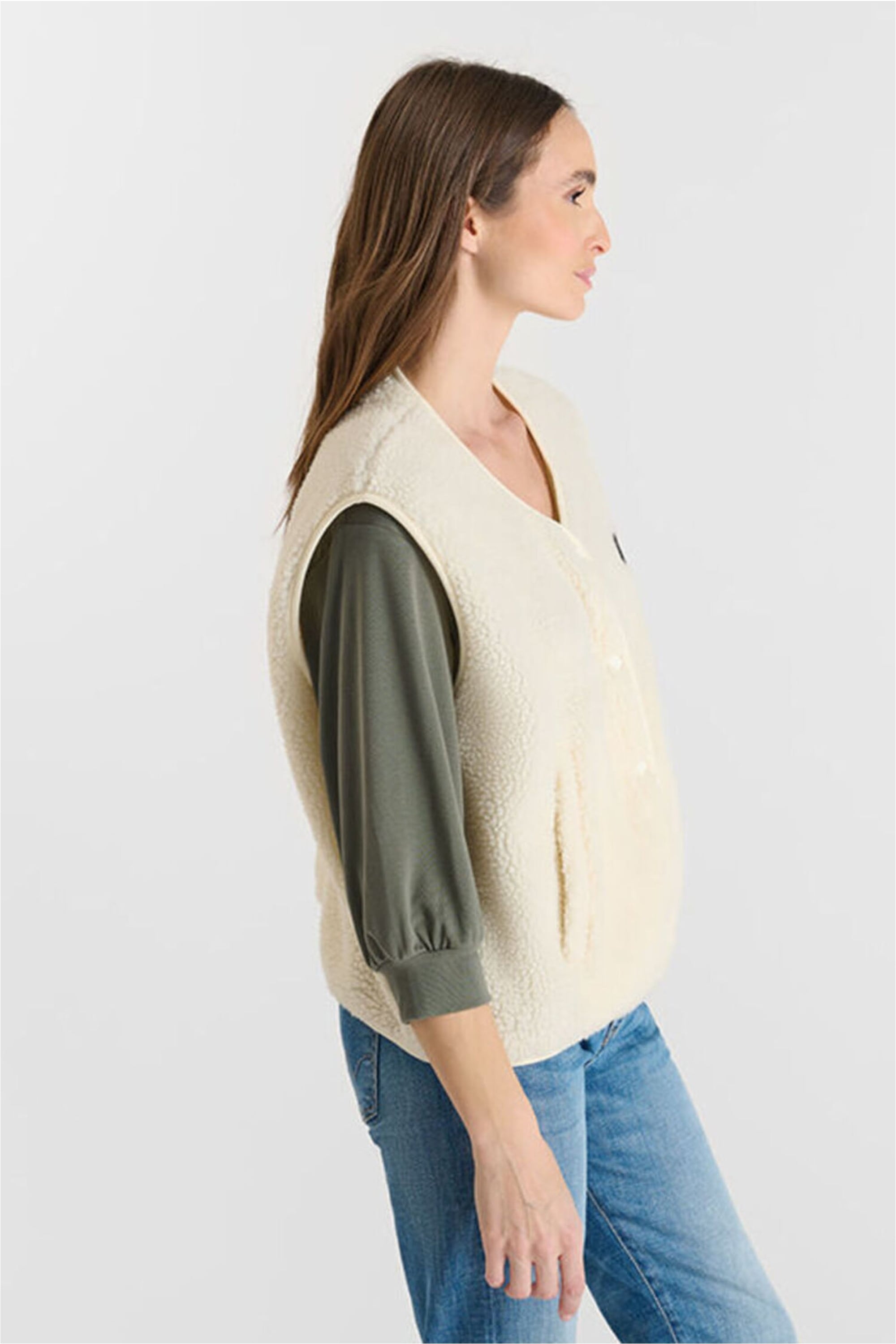 Le Temps Des Cerises Fleeceweste »GUDRU« im kuscheligen Design