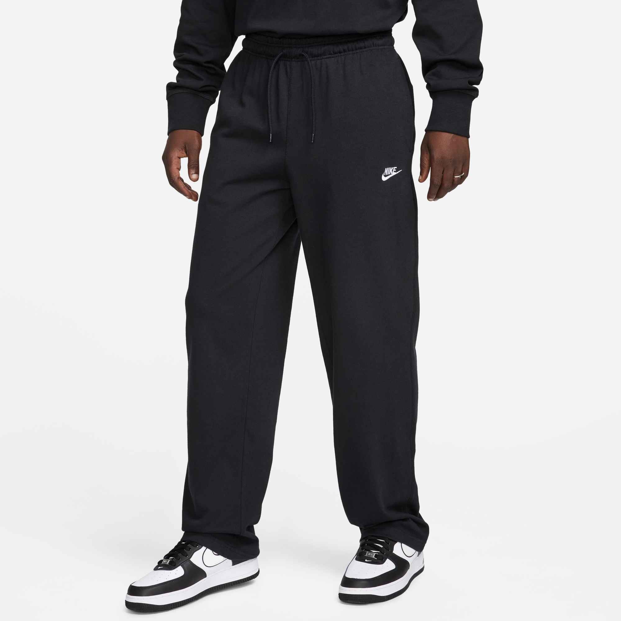 Nike Sportswear Sporthose »Nike Sportswear Club Men's Knit Open-Hem Pants«  mit Logostickerei, mit Eingrifftaschen, mit Kordelverschluss