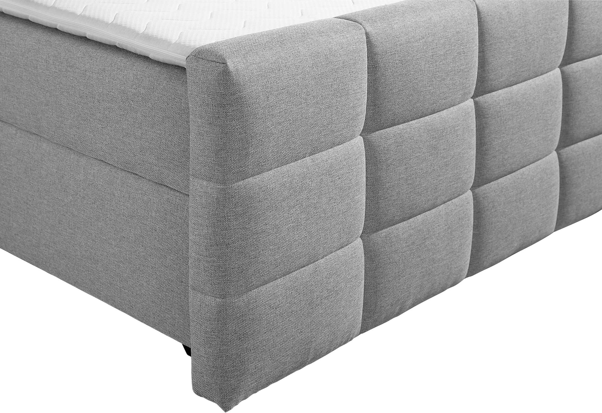 Home affaire Boxbett Boxbett mit Bettkasten und Fußteil, inkl. Topper