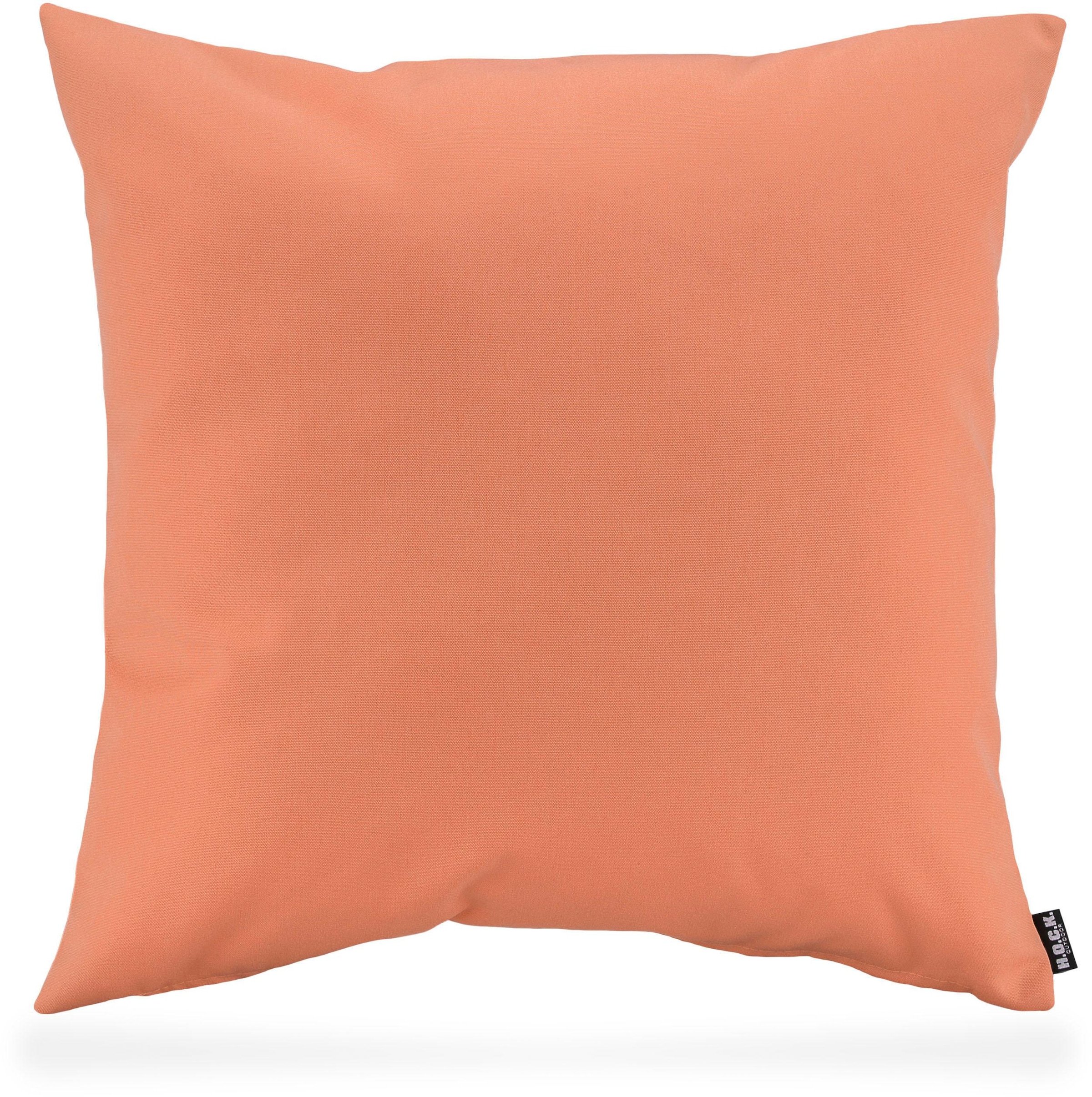 H.O.C.K. "Classic Uni" Kissenhülle mit Füllung, 1 Stück, 50/50 cm