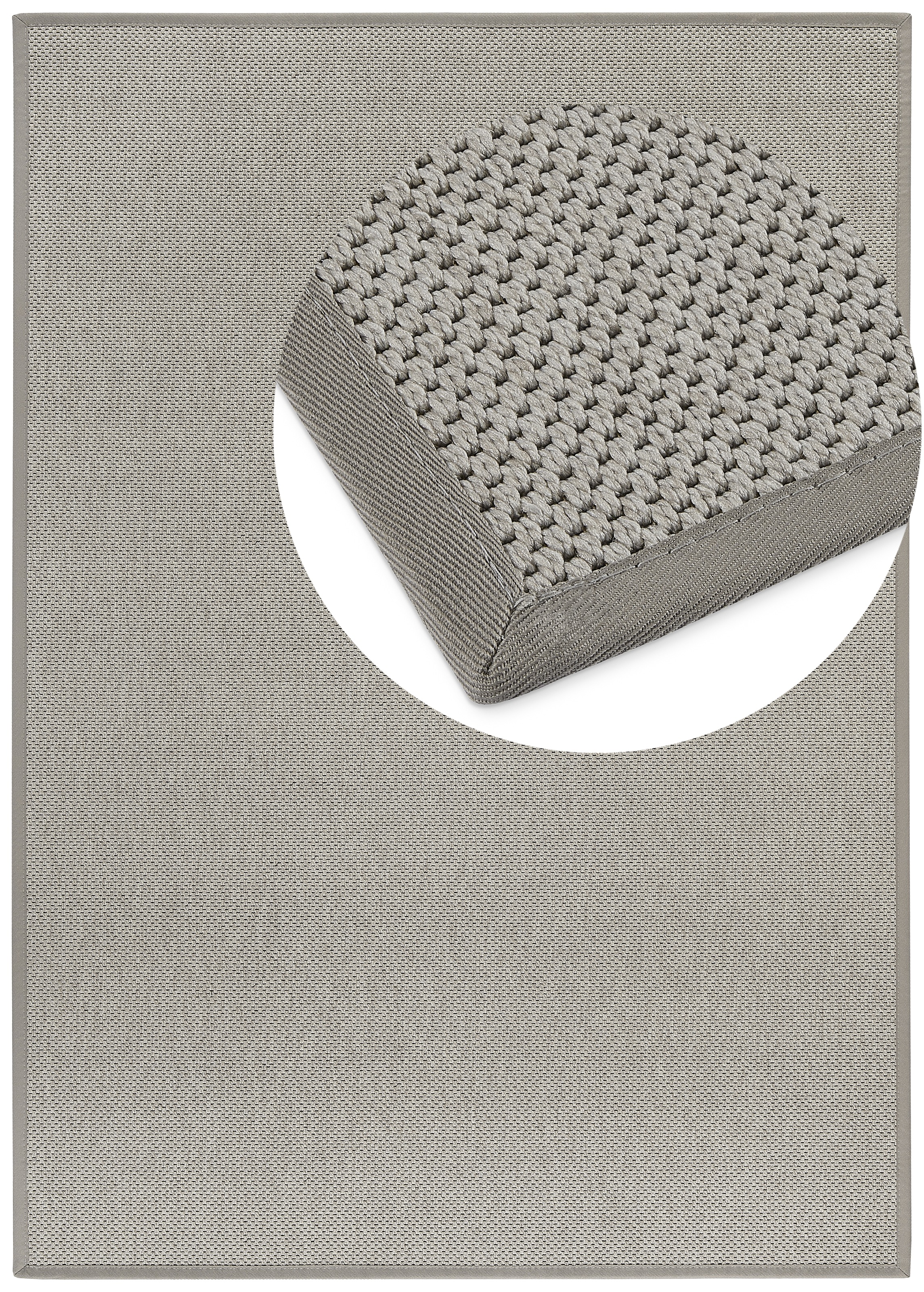 Dekowe Teppichboden »Naturino Prestige Spezial« rechteckig 10 mm Höhe Flachgewebe, meliert, Sisal Optik, In- und Outdoor geeignet