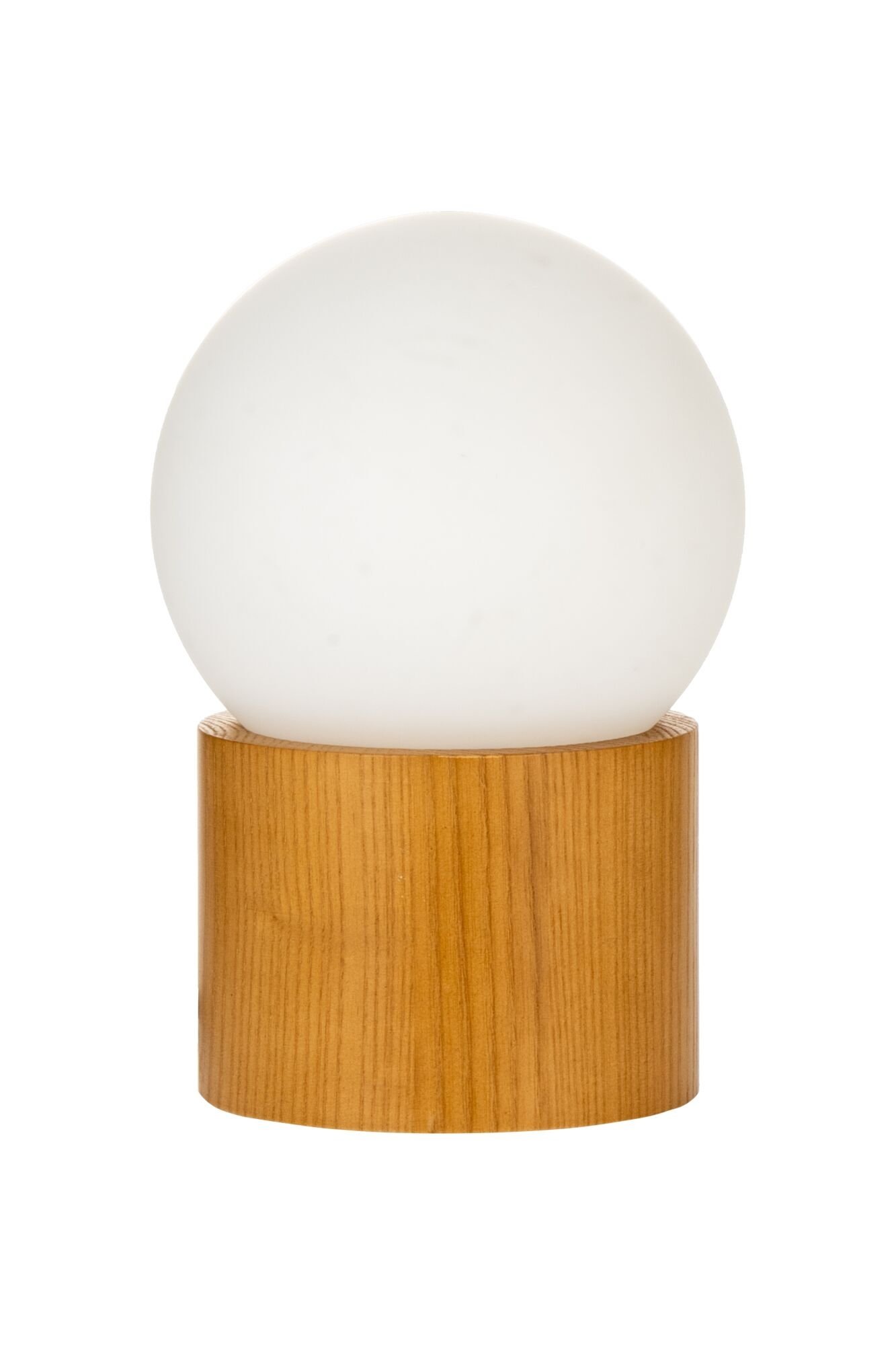 Pauleen Tischleuchte »Woody Shine Glas/Eschenholz 230V max. 3,5W Weiß/Holz natur«, 1 flammig, Leuchtmittel G9 | ohne Leuchtmittel, G9