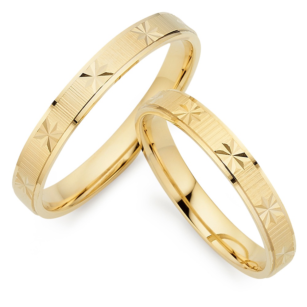 PHÖNIX Damen Trauring "Schmuck Partnerring Ehering Verlobungsring Freundschaftsring", 72, Silber 925 (Sterlingsilber), 3mmgelbgoldfarben, Silber 925