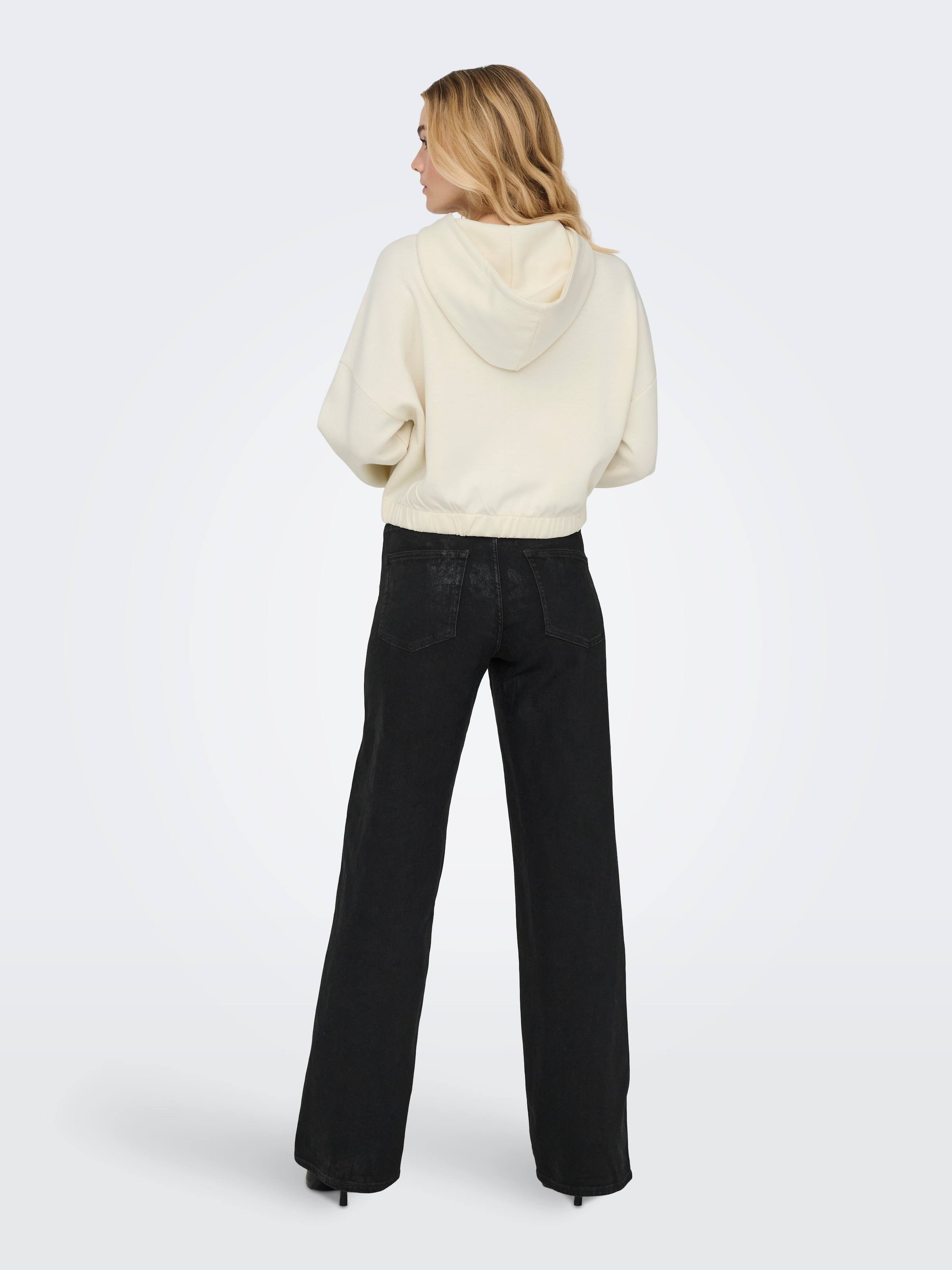 ONLY Kapuzensweatshirt »ONLSCARLETT LS ELASTIC ZIP HOOD SWT NOOS«