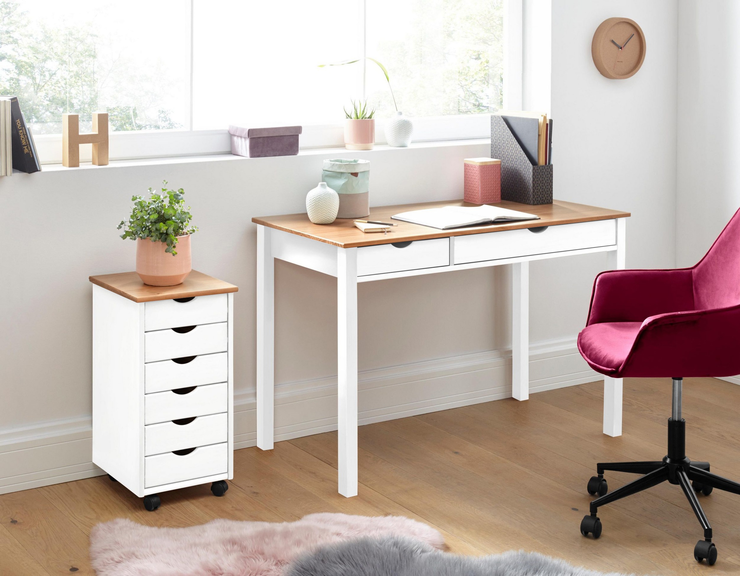 OTTO home Kommode "Gava" massives Kiefernholz, mit vielen Stauraummöglichke günstig online kaufen