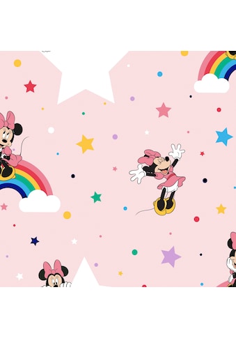 Papiertapete »Regenbogen Minnie«