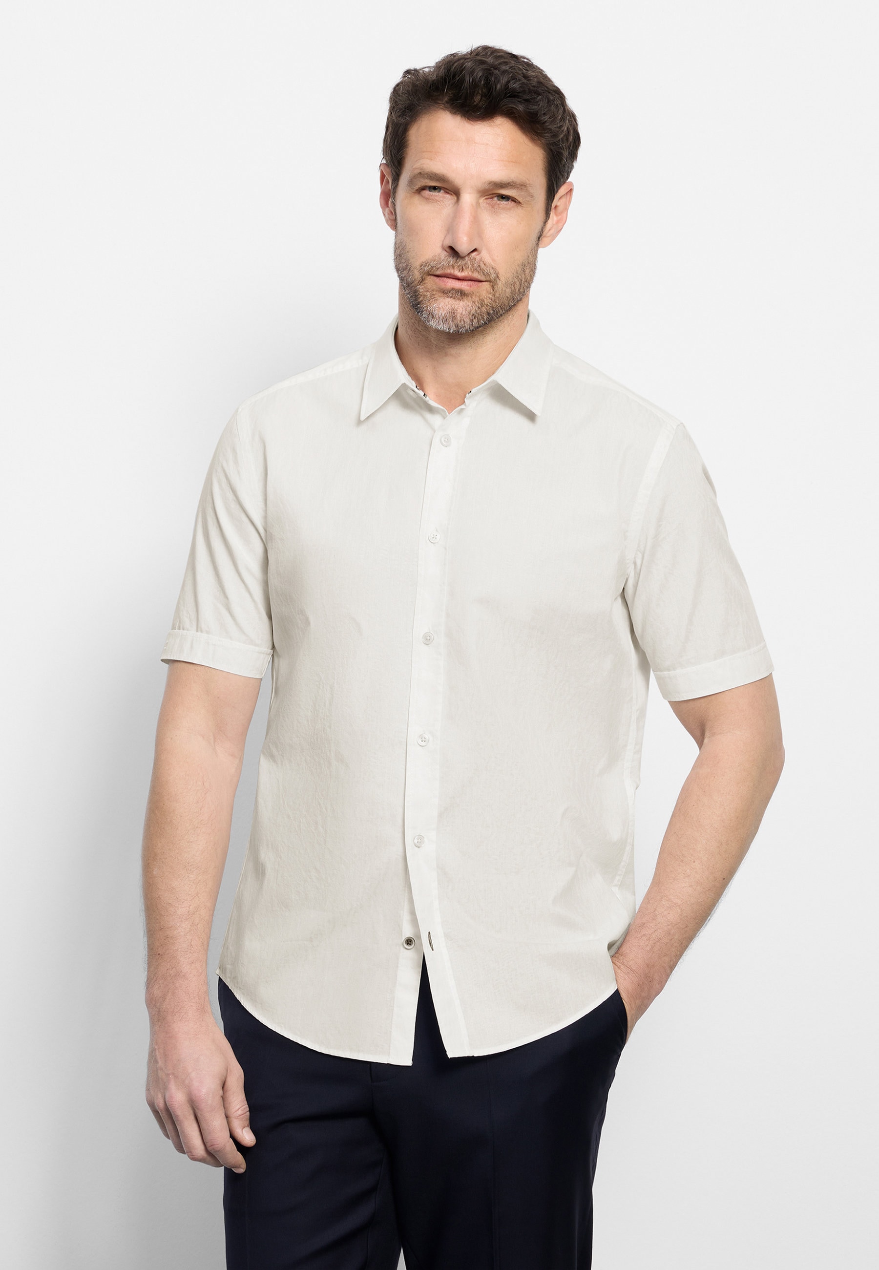 OLYMP Kurzarmhemd "OLYMP Casual, regular fit, Kent" günstig online kaufen