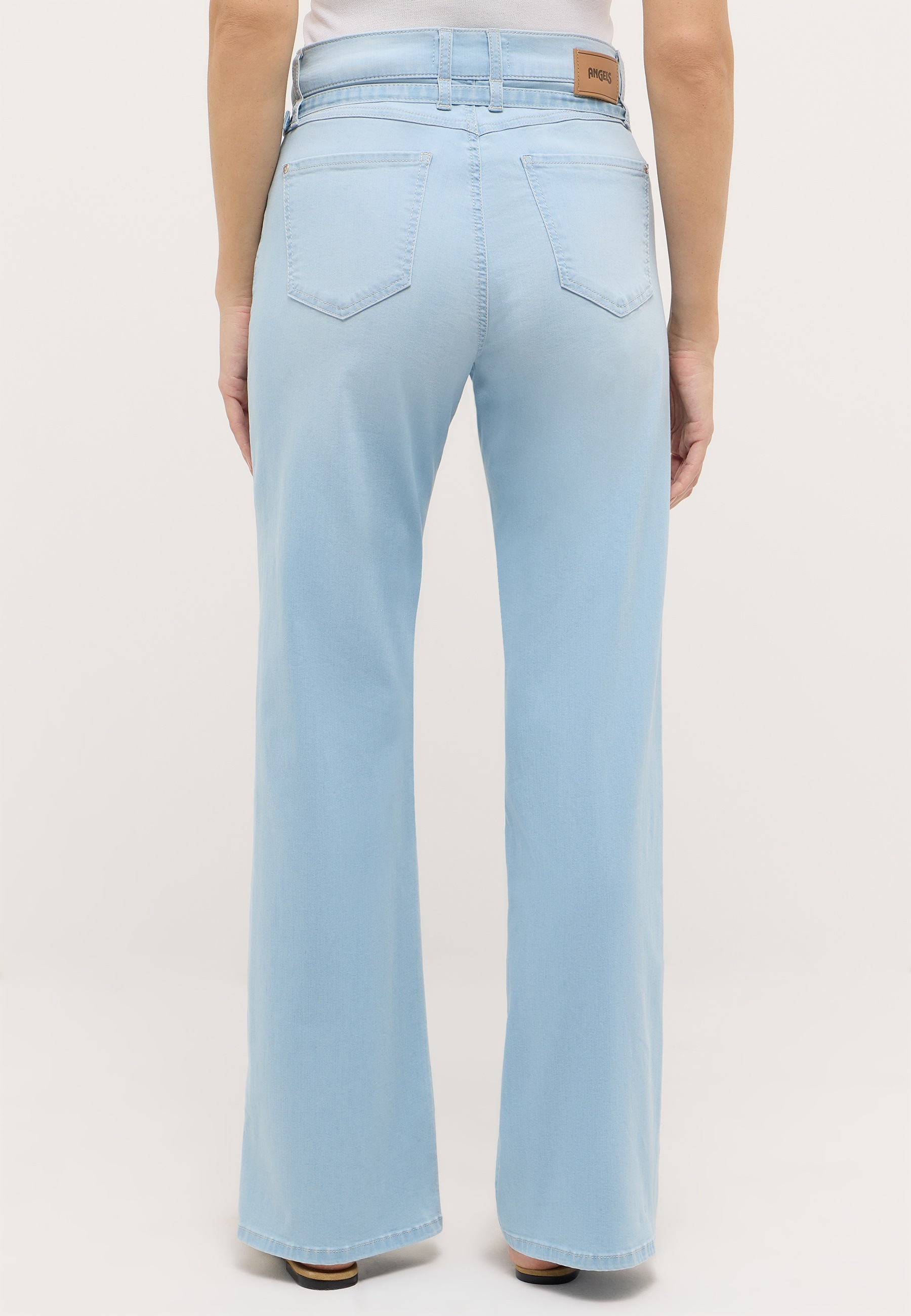 ANGELS 5-Pocket-Jeans "Liz City" mit Gürtel, Relaxed Fit günstig online kaufen