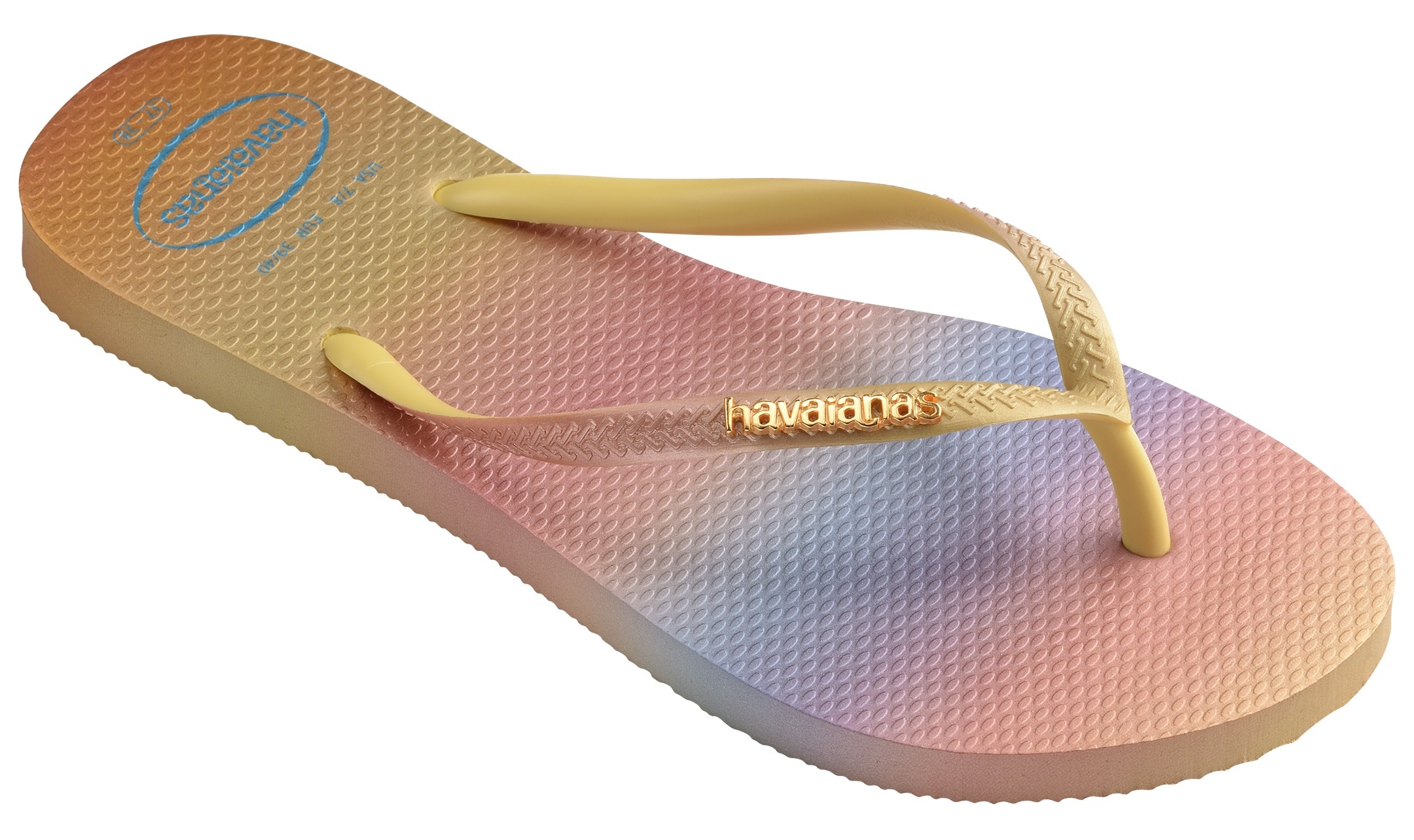 Havaianas Zehentrenner »SLIM GRADIENT SUNSET«, Sommerschuh, Schlappen, Poolsildes mit sommerlichem Farbverlauf