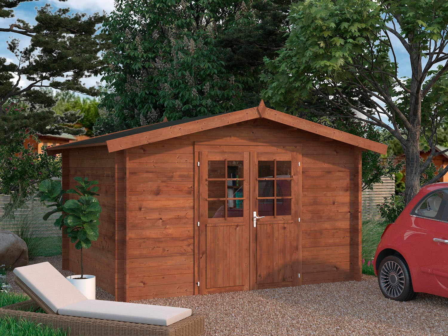 Palmako Gartenhaus »Valentine«, 9 qm