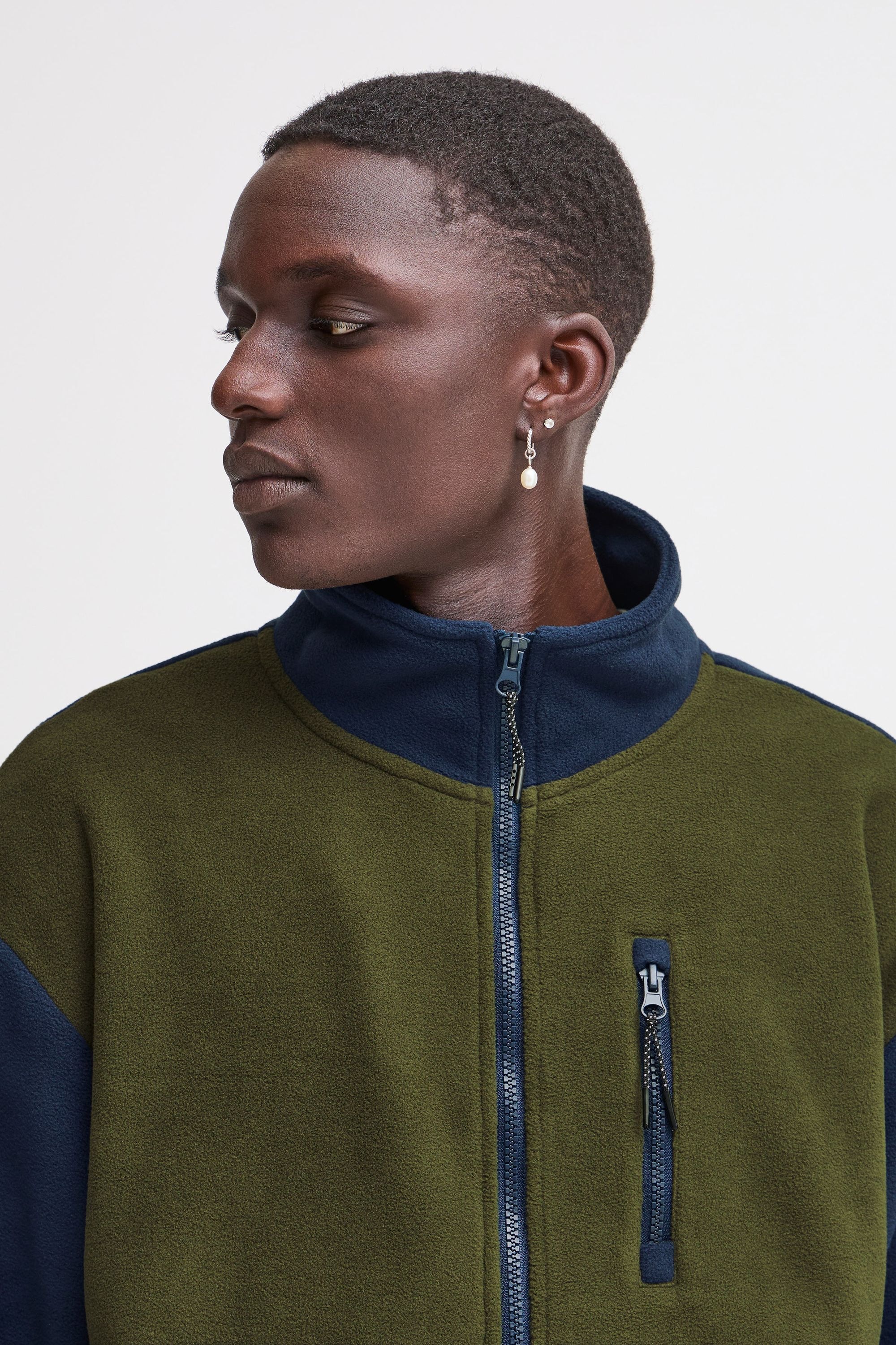 Blend Fellimitatjacke »Fellimitatjacke BHBROOKS Sweatshirt zipp thru«