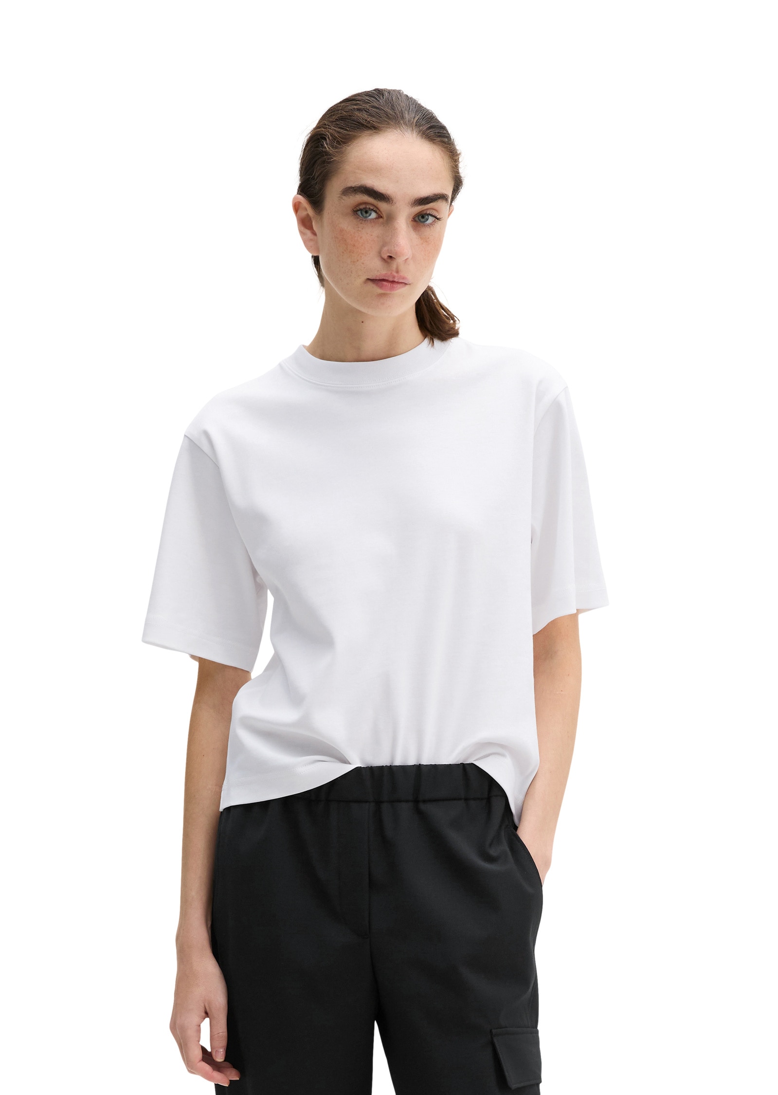 Marc OPolo T-Shirt "aus Interlock-Jersey"