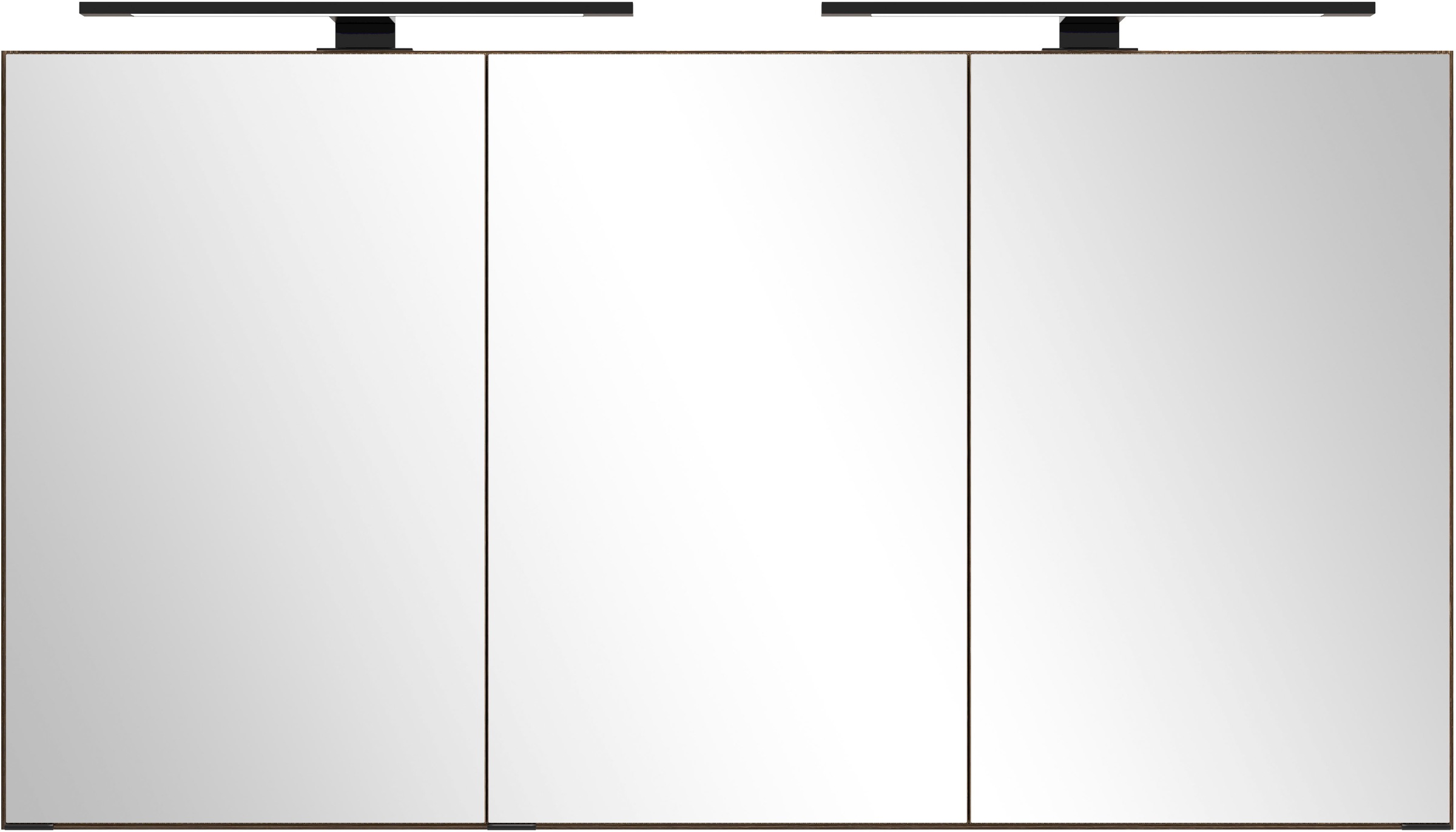 welltime Spiegelschrank, Welltime, Breite 120 cm, gedämpfte Scharniere, inkl. Steckdose