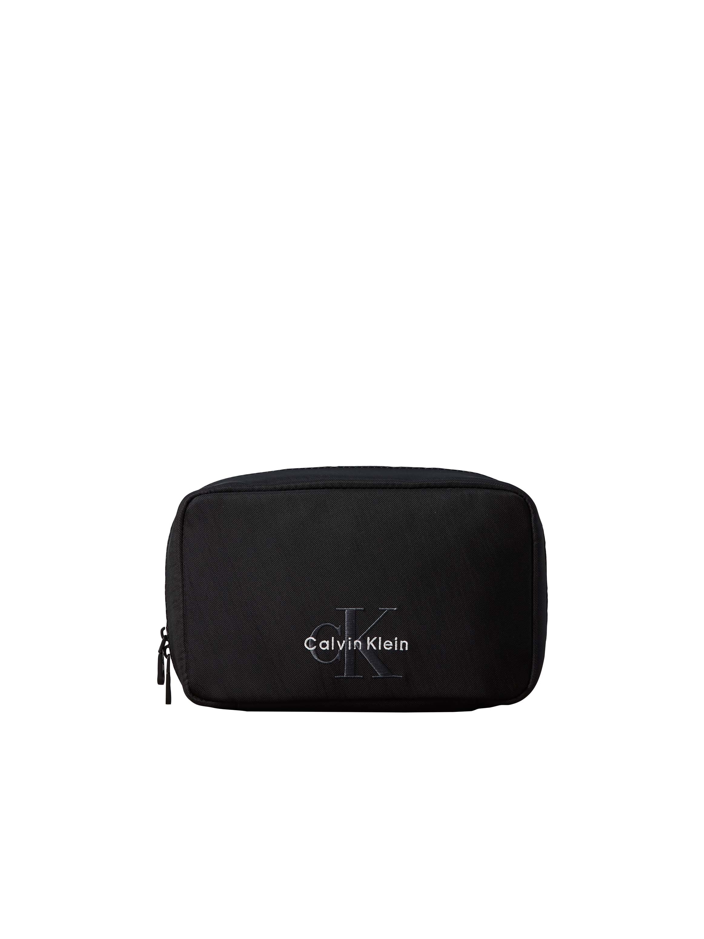 Calvin Klein Kulturbeutel "BOLD WASHBAG" Unisex Minibag, Hygienebeutel mit aufteilenden Netzeinsätzen
